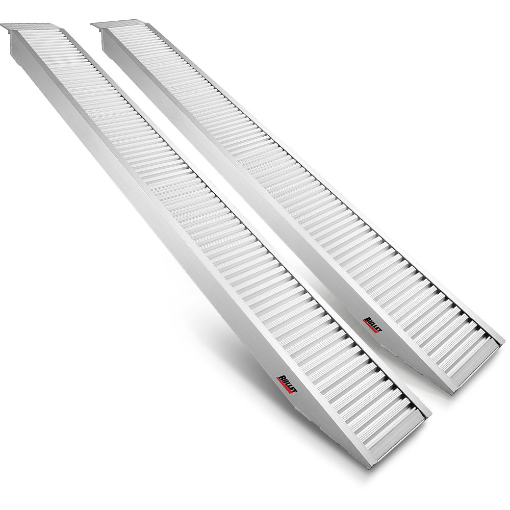 V219-VHWRMPBU1M4AX2-225322-00 BULLET Pair of 2.5m Aluminium Loading Ramps, 2800kg capacity - Image 1