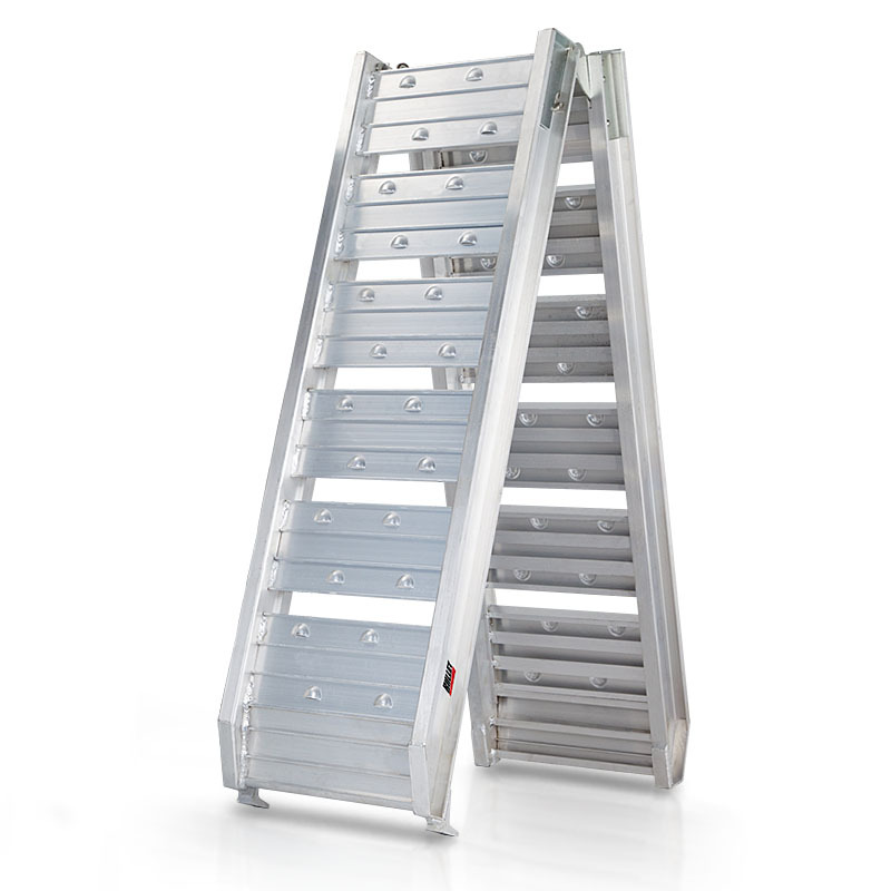V219-VHWRMPBU2C0A-74446-00 BULLET 1.8m Aluminium Folding Loading Traction Ramp, 200kg capacity - Image 1