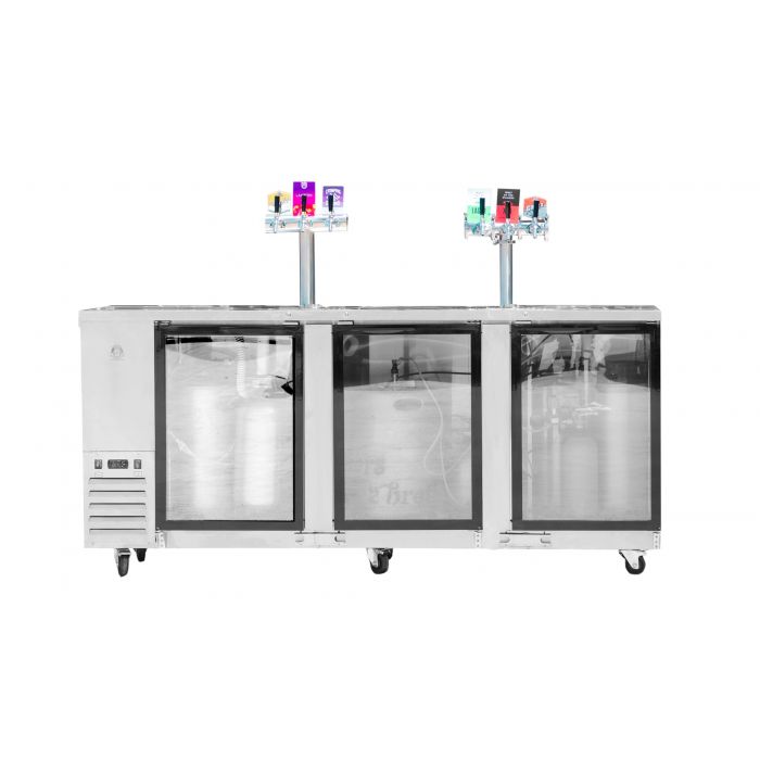 V225-7716-thumbnailsuper-deluxe-3-doors-00 Kegerator - KegMaster Super Deluxe - Three Door - Image 1
