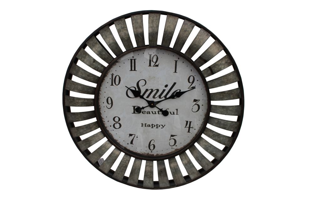 V231-FM-030CLK-202506031305-00 82cm Viking Metal Wall Clock - Image 1