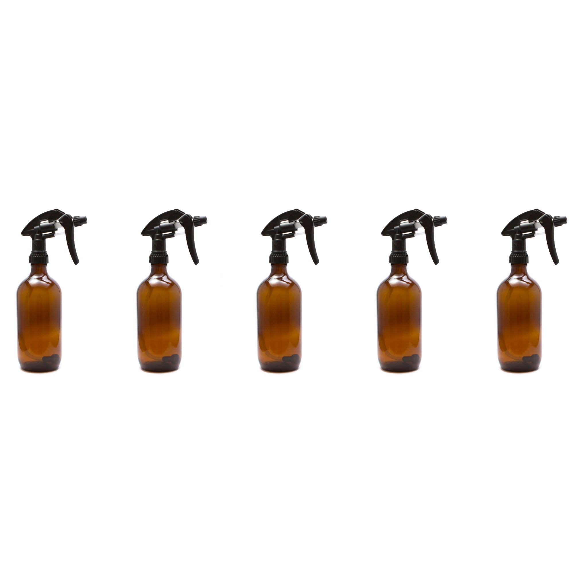 V238-SUPDSZ-32969381904464-202507252050-00 5x 500ml Amber Glass Spray Bottle + Trigger - Refillable Oil Dispenser - Image 1