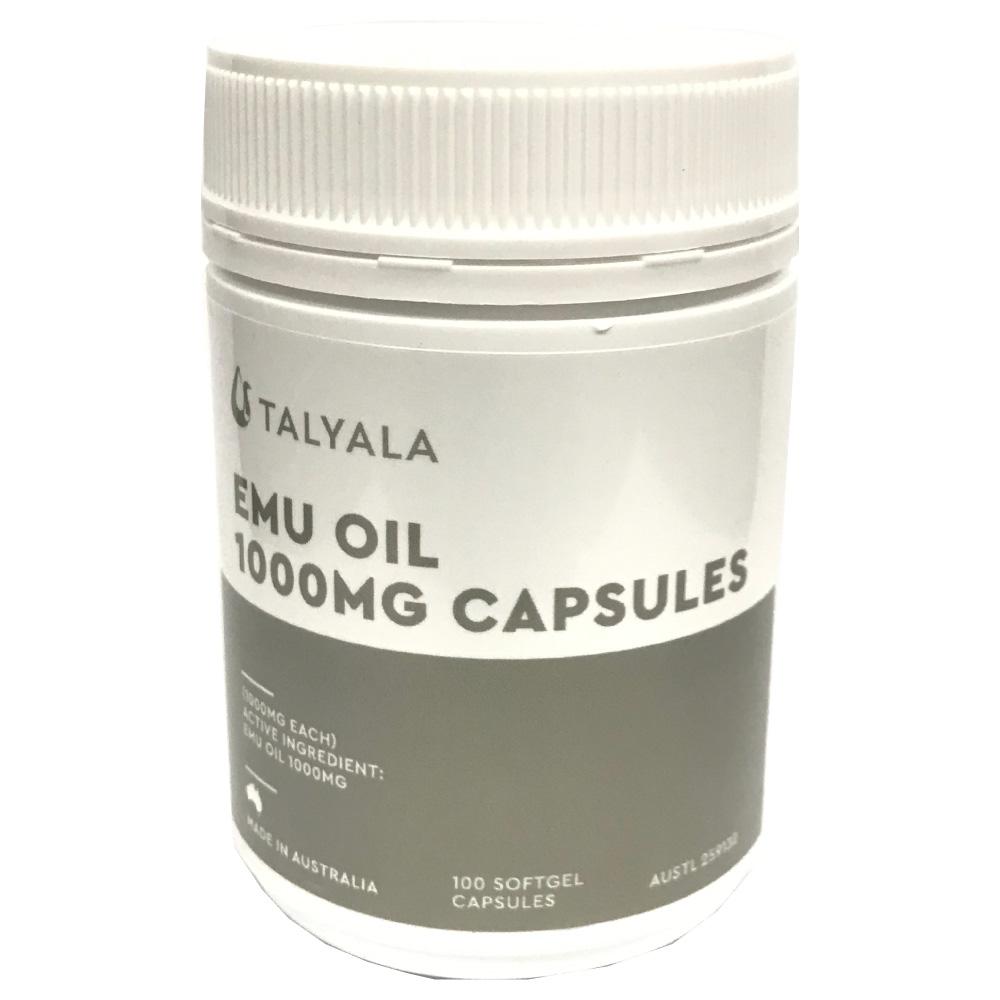 V238-SUPDZ-12213305770064-202507251945-00 Emu Oil Capsules Pure 100 x 1000mg - Eczema Cholesterol Skin Hair Pain Arthritis - Image 1