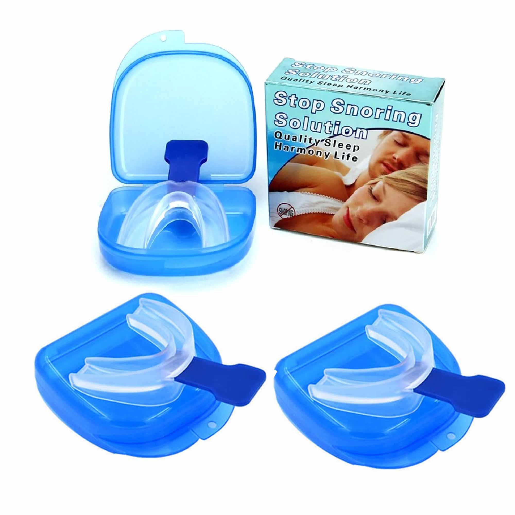 V238-SUPDZ-16803112134-202505231140-00 3x Anti Snoring Aid Mouth Guard - Adjustable Mouthguard Sleeping and Breathing - Image 1