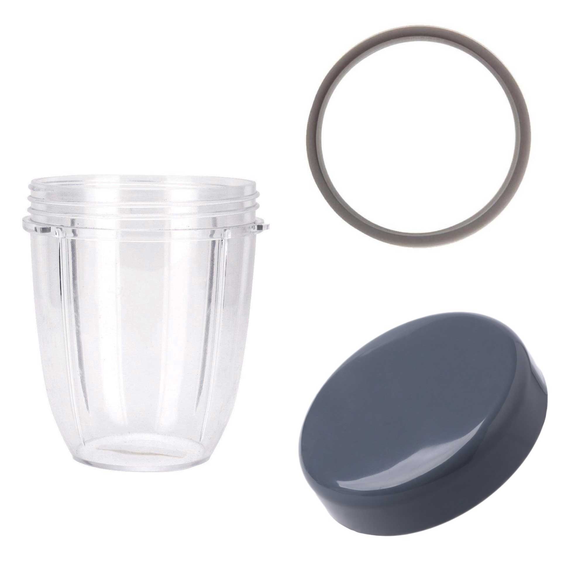 V238-SUPDZ-16803424646-202507252135-00 For Nutribullet Short Cup + Stay Fresh Lid + Grey Seal - For 900 and 600 Models - Image 1