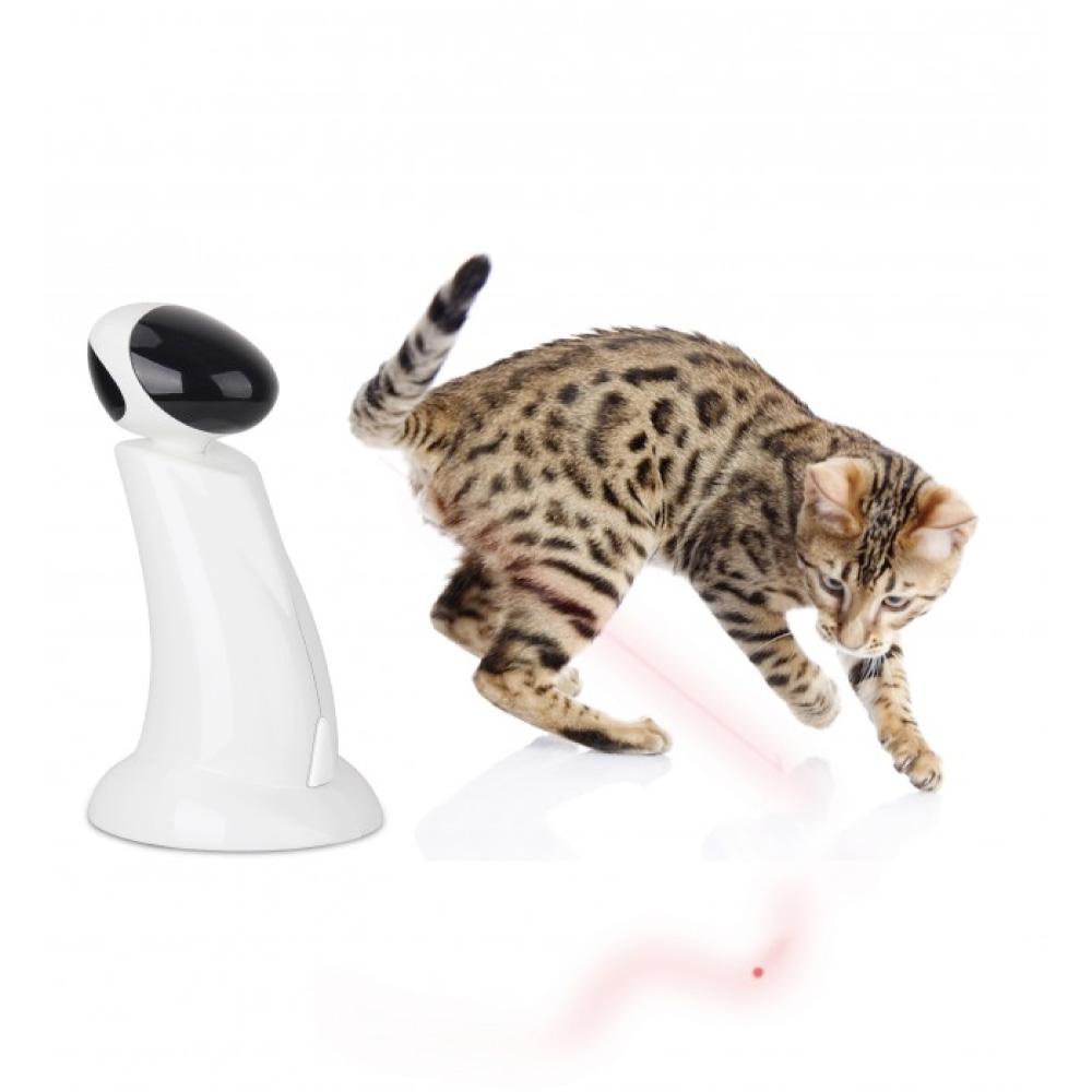 V238-SUPDZ-25708835910-202507252315-00 Laser Beam Cat Toy - Interactive Automatic Robot Pointer Pet Kitty Play - AFP - Image 1