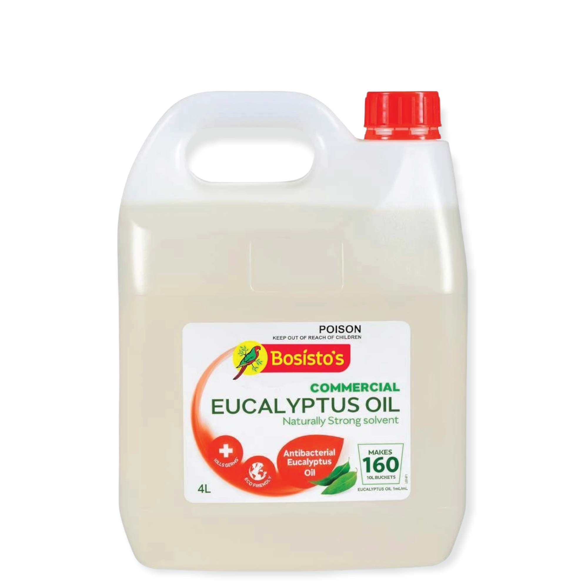 V238-SUPDZ-28861311254608-142949-00 4L Commercial Cleaner Natural Bosisto's Eucalyptus Oil Floor Kitchen Bathroom - Image 1