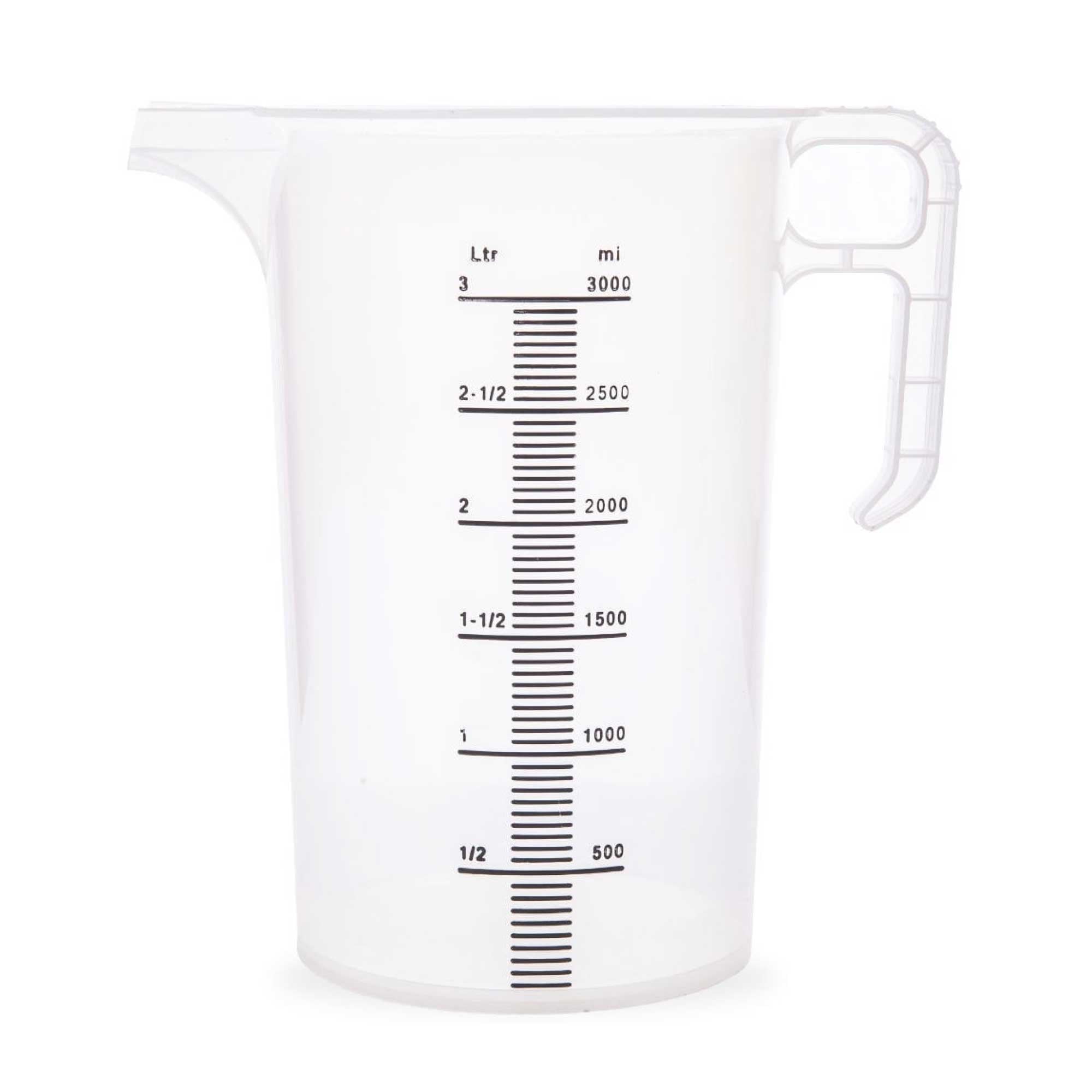 V238-SUPDZ-33050465108048-202507252130-00 3L Measuring Jug Heavy Duty Clear Plastic Propylene Food Grade BPA 5 Pro-Jug - Image 1