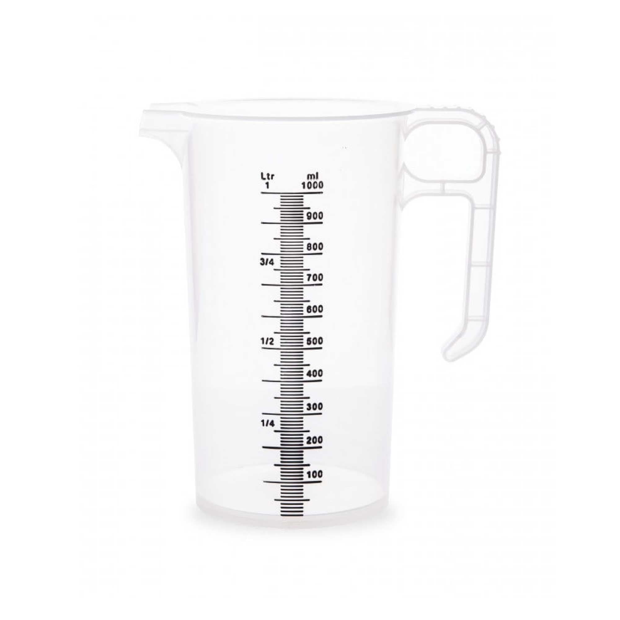 V238-SUPDZ-33054666162256-202507252130-00 1L Measuring Jug Heavy Duty Clear Plastic Propylene Food Grade BPA 5 Pro-Jug - Image 1