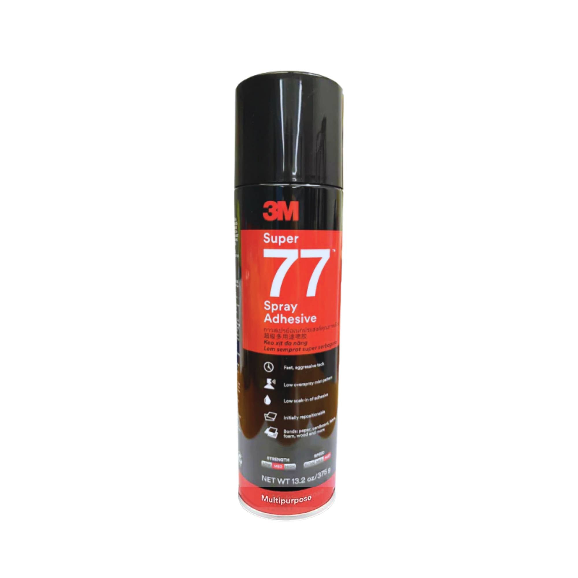 V238-SUPDZ-33057428373584-202507252135-00 3M Super 77 Spray Adhesive Classic 375g Multipurpose Strong Industrial Glue Can - Image 1