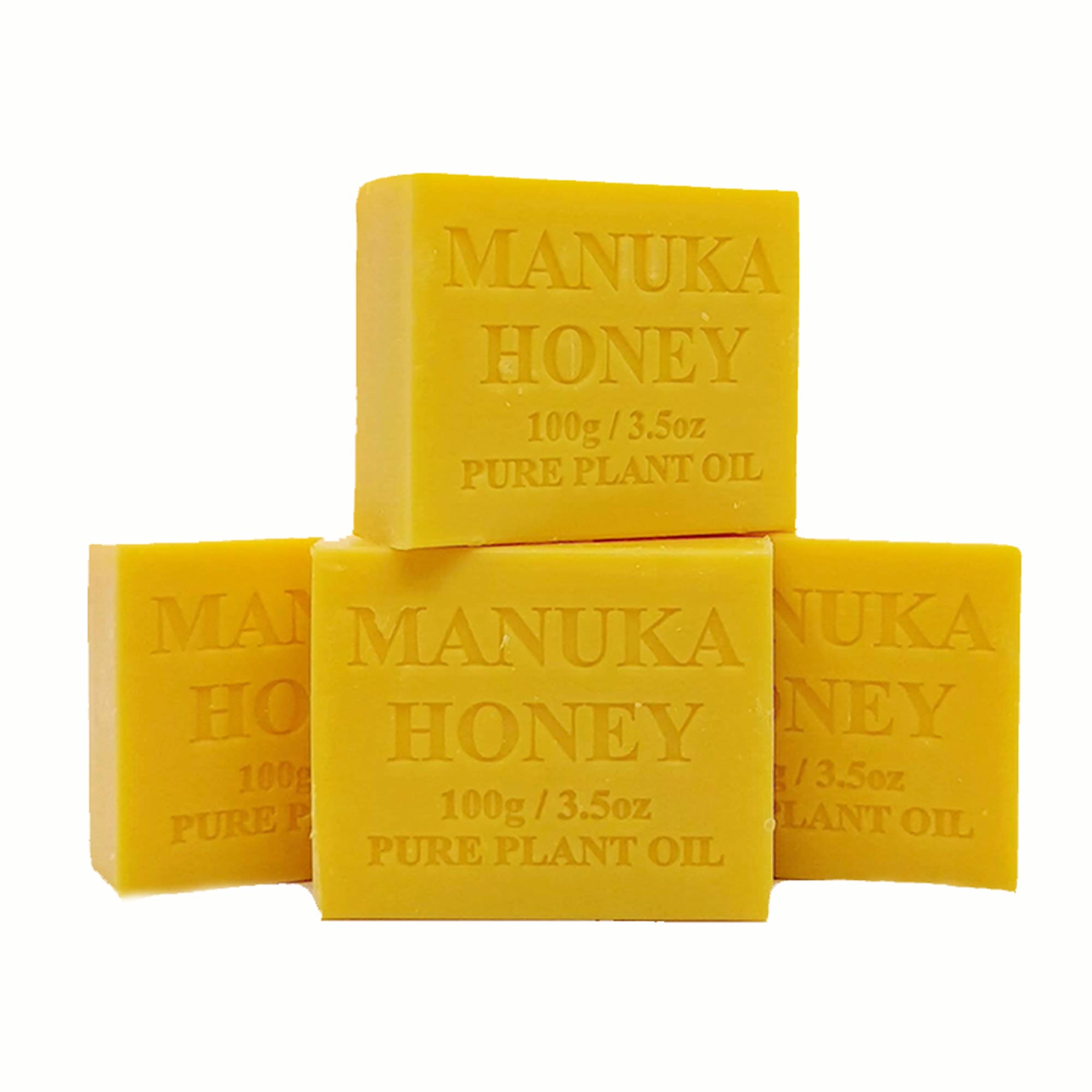 V238-SUPDZ-39247911190608-202507252200-00 4x 100g Plant Oil Soap Manuka Honey Scent Pure Vegetable Base Bar Australian - Image 1