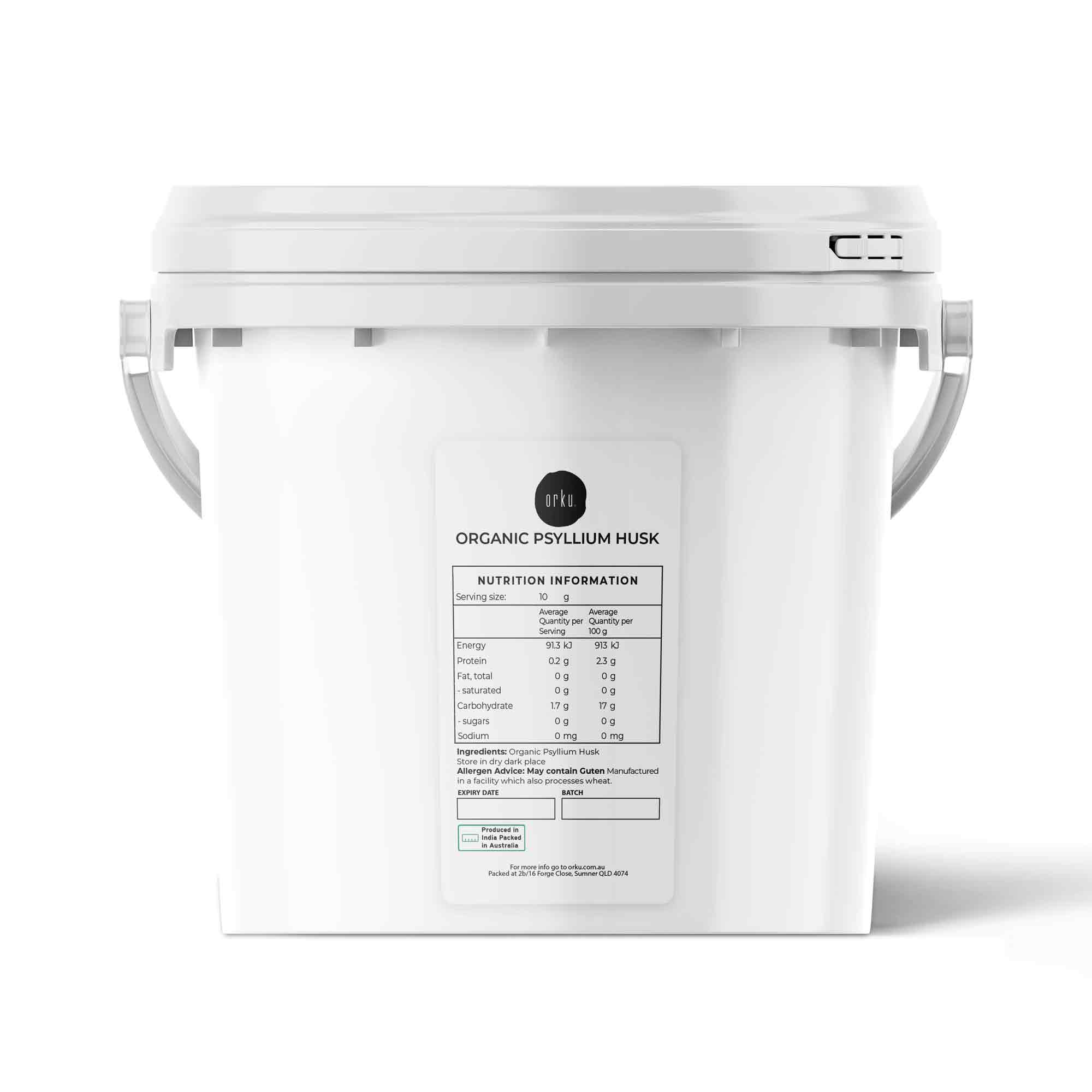 V238-SUPDZ-39459940237392-202507091115-00 2Kg Organic Psyllium Husk Tub - Isabgol Ispaghula Natural Fibre Source - Image 1