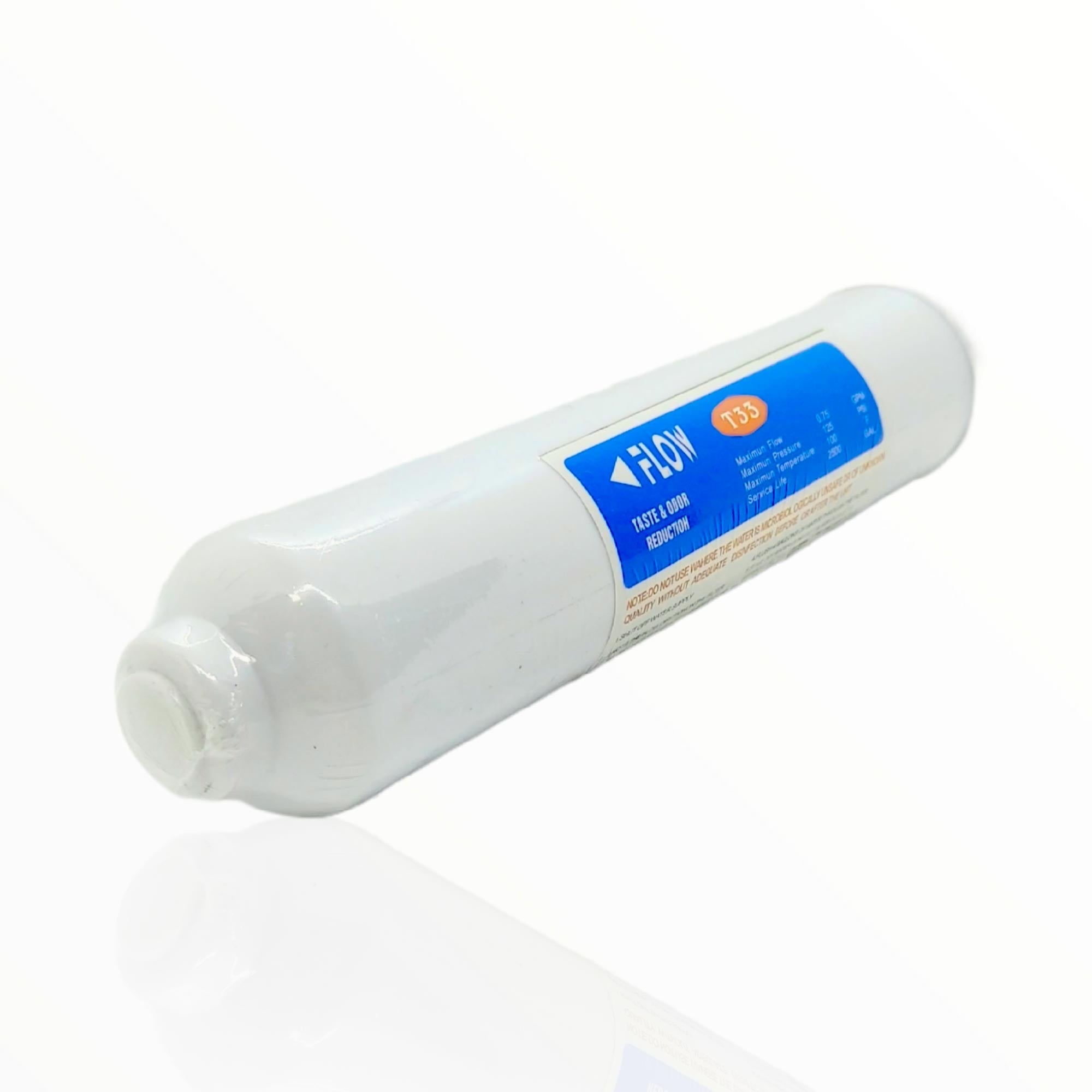 V238-SUPDZ-39475388285008-202505231215-00 10"RO T33 Inline Coconut Carbon Filter Replacement Cartridge Reverse Osmosis - Image 1