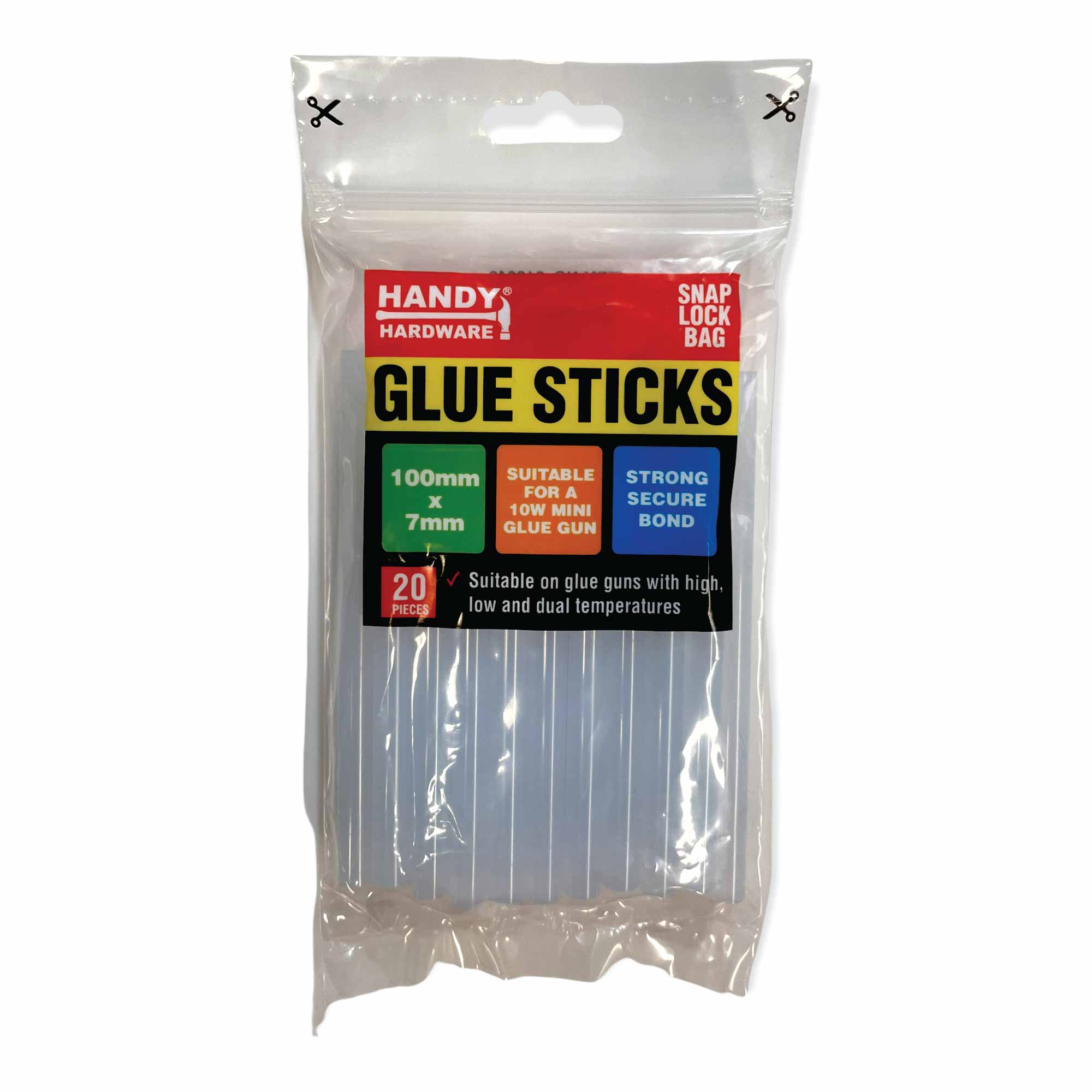 V238-SUPDZ-39605918793808-202505271535-00 20x Hot Melt Glue Sticks 100mmx7mm Clear 10w Gun Craft Stick Adhesive - Image 1