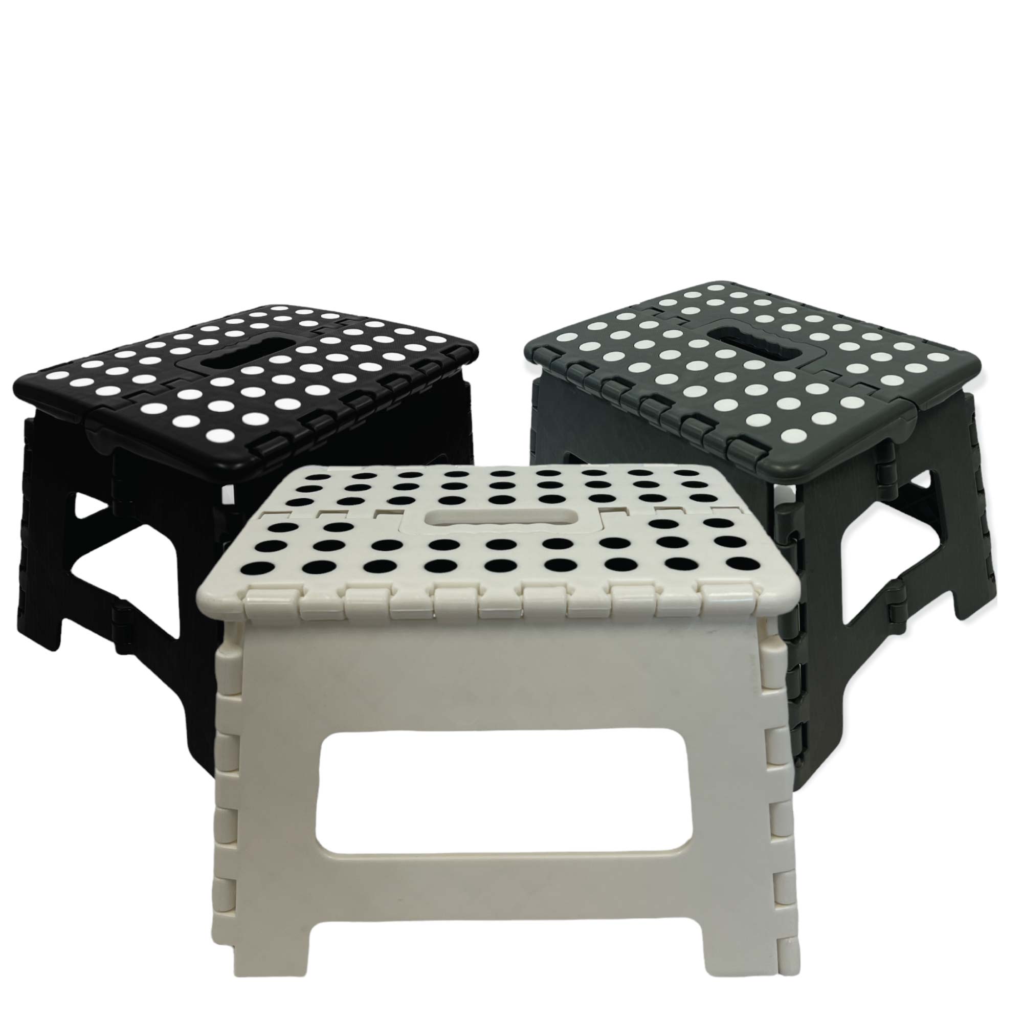 V238-SUPDZ-39701686878288-202507251955-00 Folding Step Stool 22cm Portable Plastic Collapsible Fold Up Chair Random Colour - Image 1