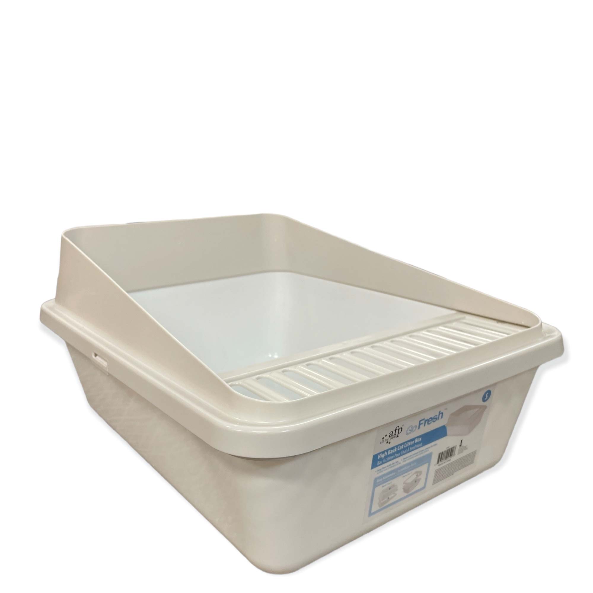 V238-SUPDZ-39848436760656-202507311140-00 High Back Cat Litter Tray Small - Pet Fresh Clean Kitten Toilet Box - Image 1