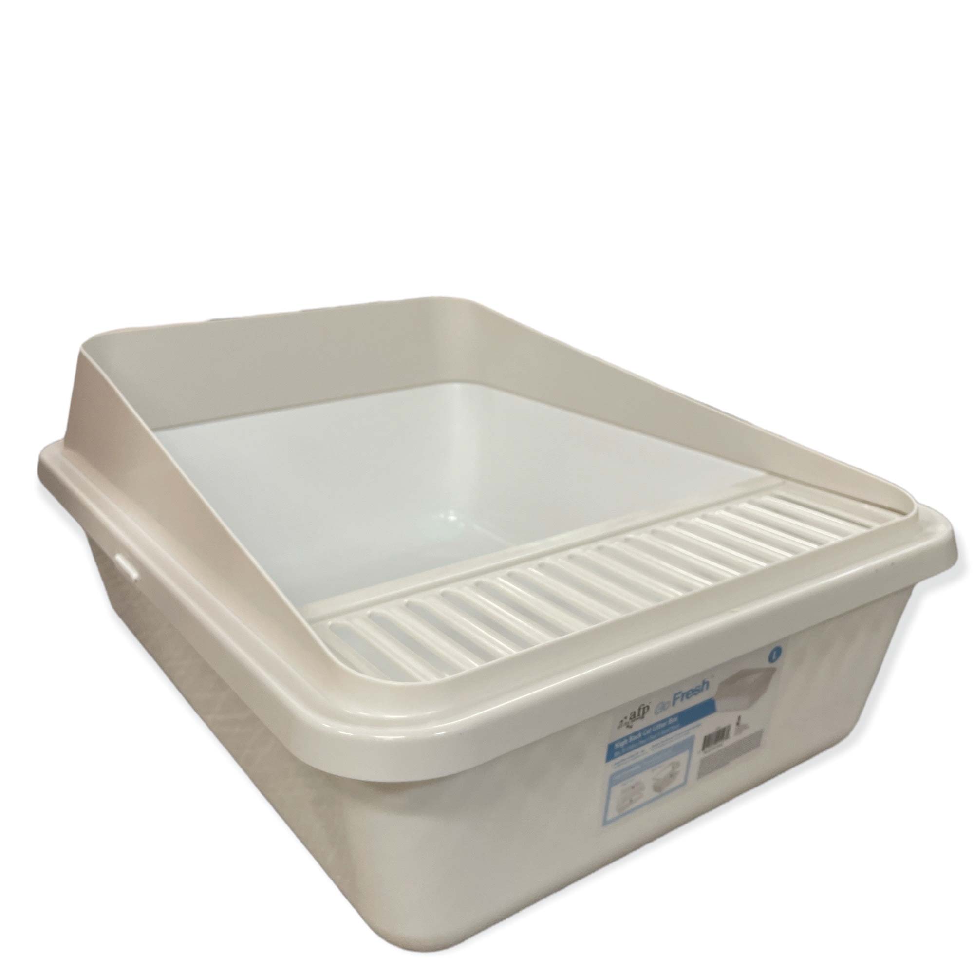 V238-SUPDZ-39848437416016-202507311140-00 High Back Cat Litter Tray Large - Pet Fresh Clean Kitten Toilet Box - Image 1