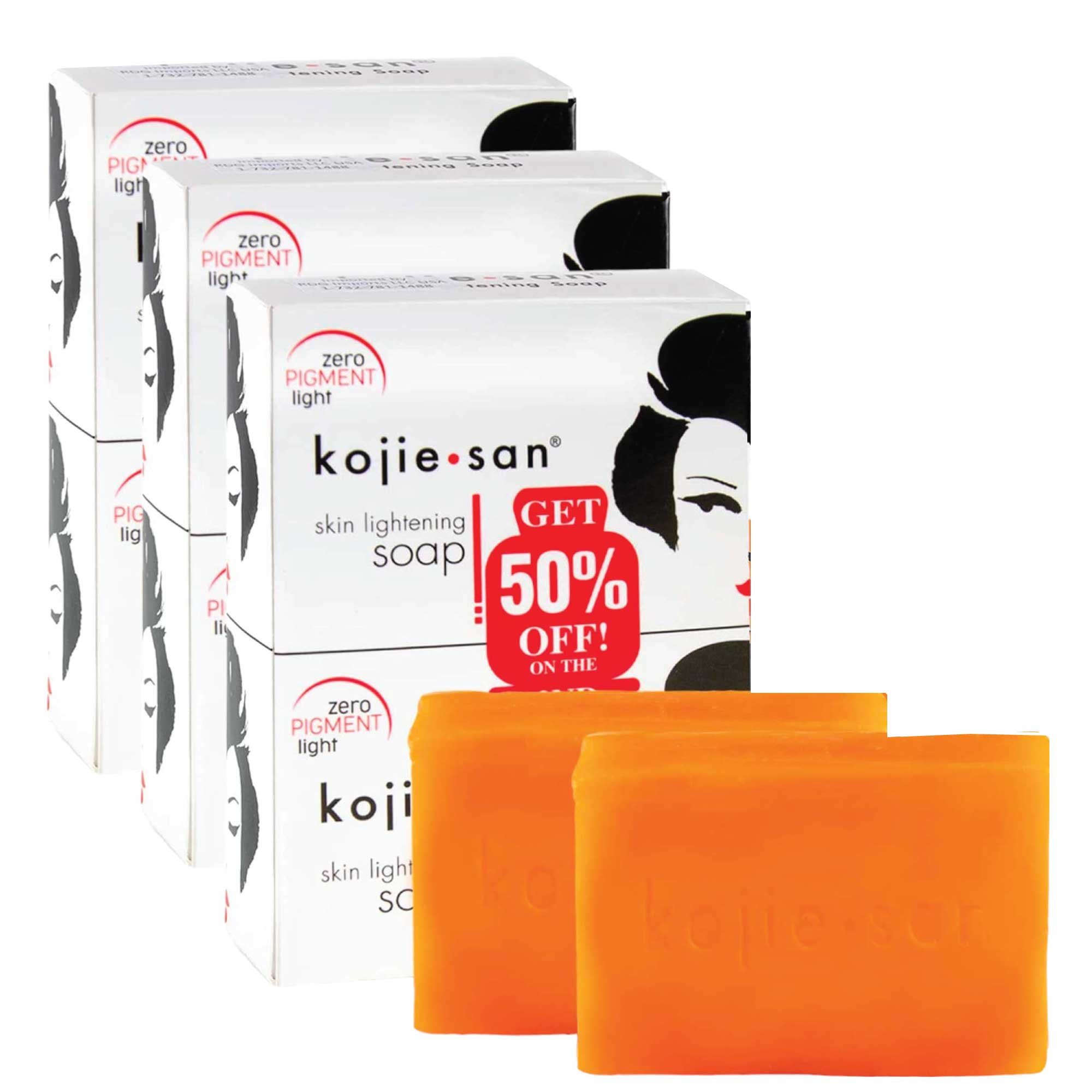 V238-SUPDZ-39885971816528-202505221147-00 6x 135g Kojie San Soap Bar - Original Kojic Acid Bars - Image 1