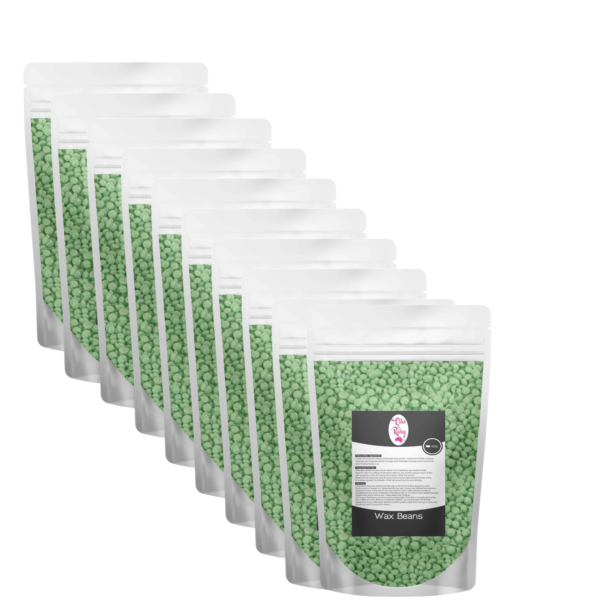 V238-SUPDZ-40931999023184-202507211156-00 10x 100g Wax Beads Aloe Vera - Brazilian Waxing Beans - Stripless Hair Removal - Image 1