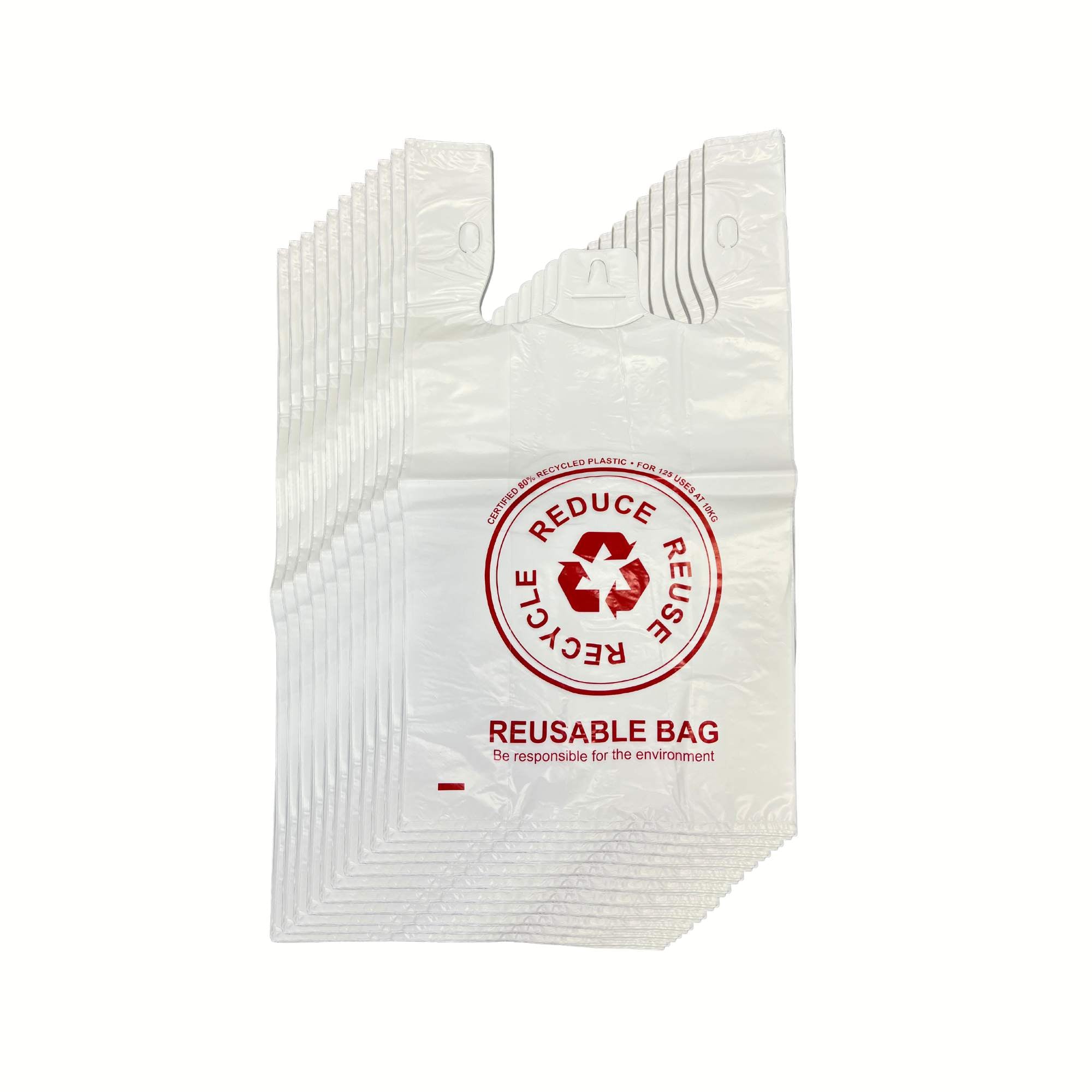 V238-SUPDZ-40992937836624-202506041620-00 100x Large Reusable Plastic Singlet Shopping Bags - 80% Recycled 38UM Compliant - Image 1