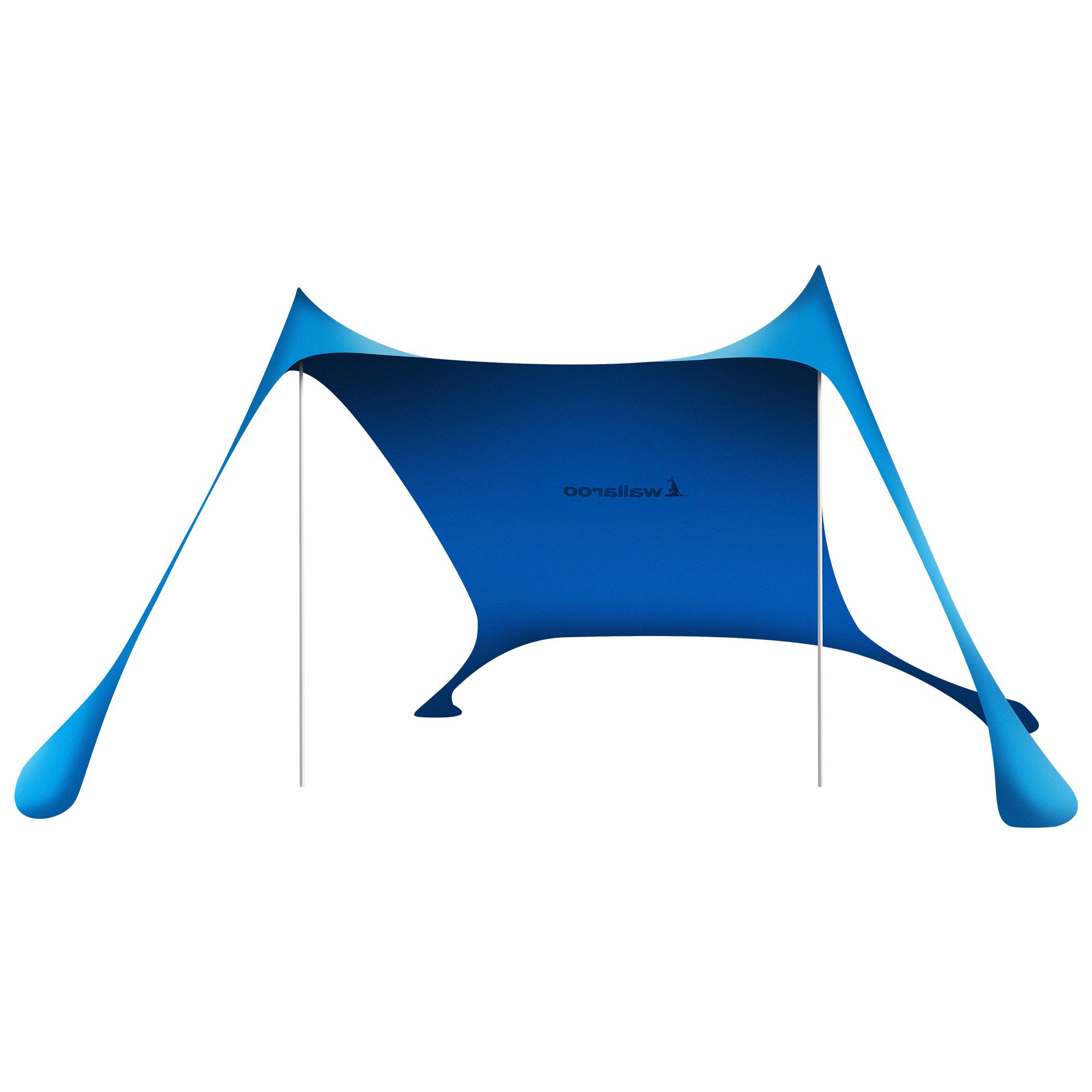 V240-BCH-TNT-2X2-BU-177442-00 Wallaroo Beach Tent Canopy Sunshade 2m X 2m - Blue - Image 1
