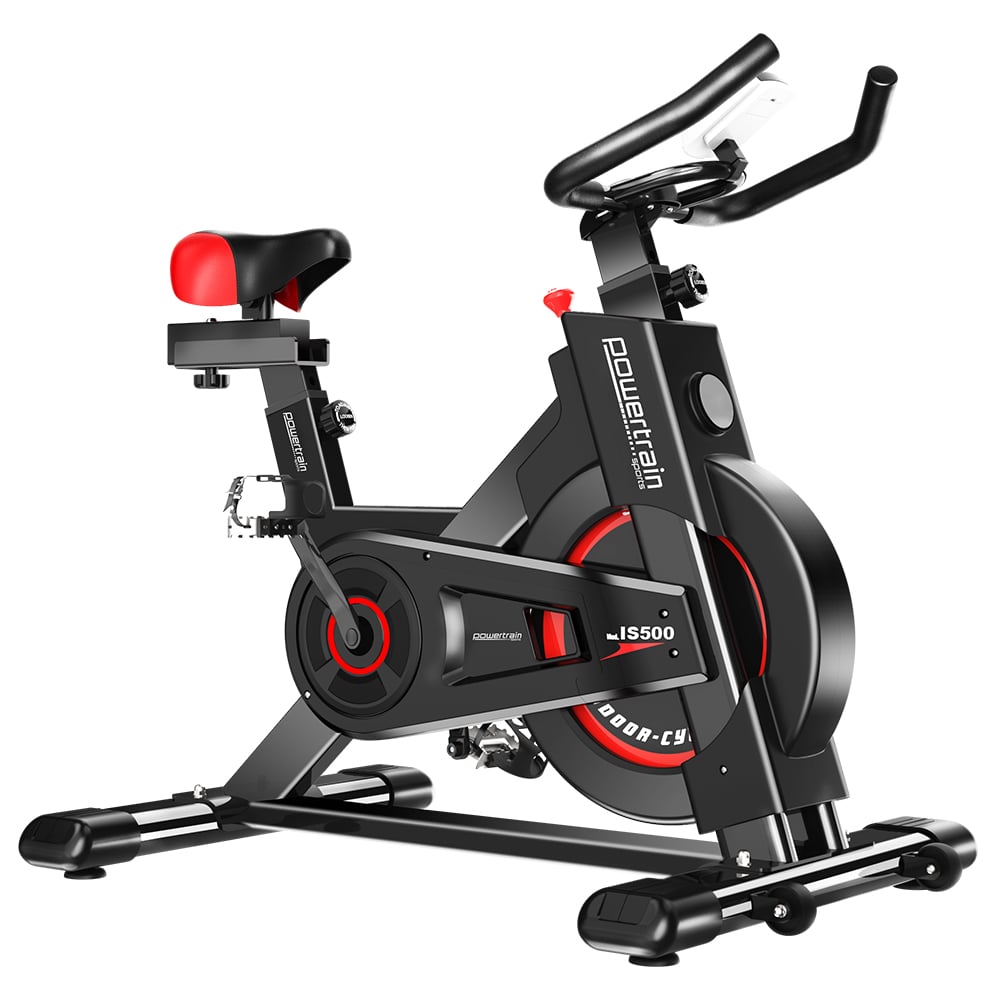 V240-BKE-D20-BK-71564-00 Powertrain IS-500 Heavy-Duty Exercise Spin Bike Electroplated - Black - Image 1