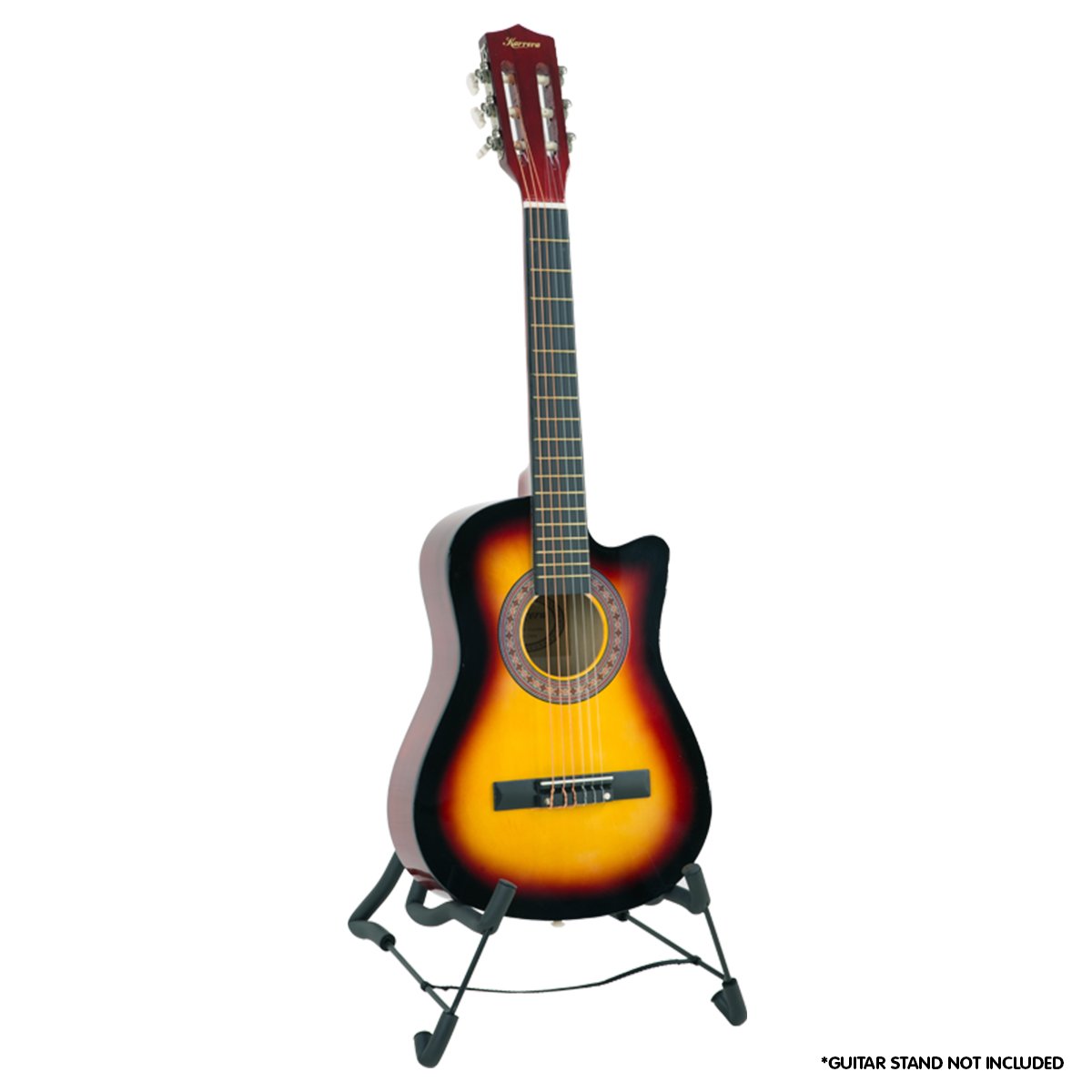 V240-CC34-SB-71734-00 Karrera Childrens Acoustic Guitar Kids - Sunburst - Image 1