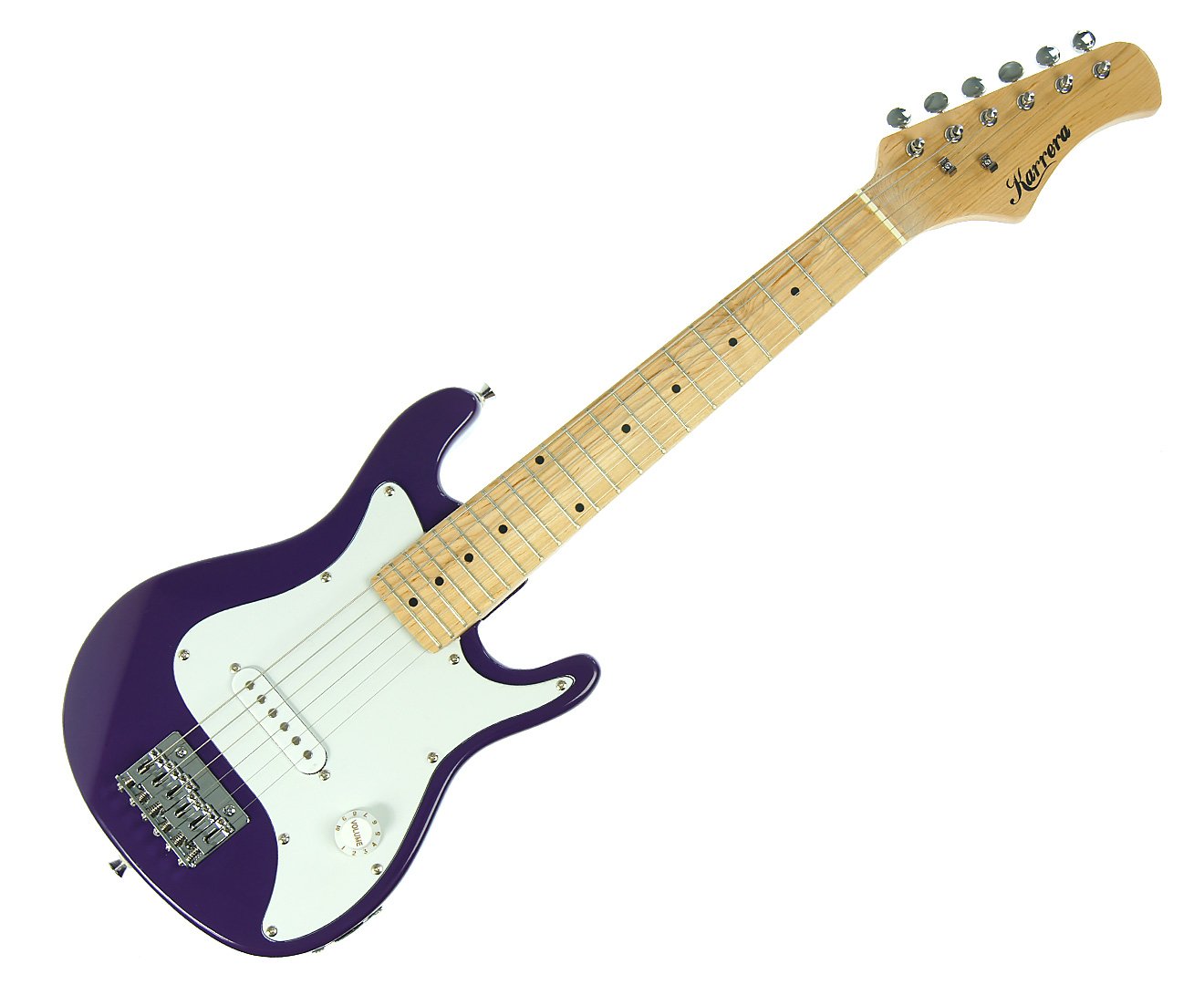 V240-ECP-3W-PU-71739-00 Karrera Electric Childrens Guitar Kids - Purple - Image 1