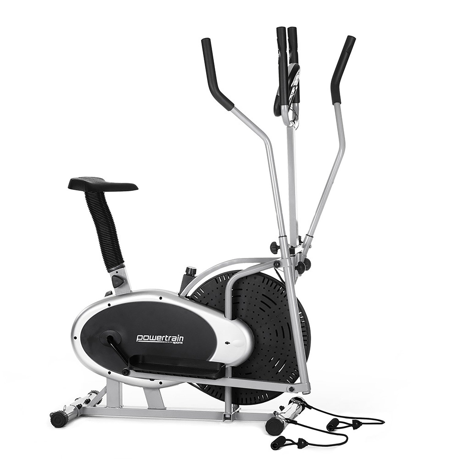 V240-ECT-XDA-011-71556-00 Powertrain 3-in-1 Elliptical Cross Trainer Exercise Bike with Resistance Bands - Image 1