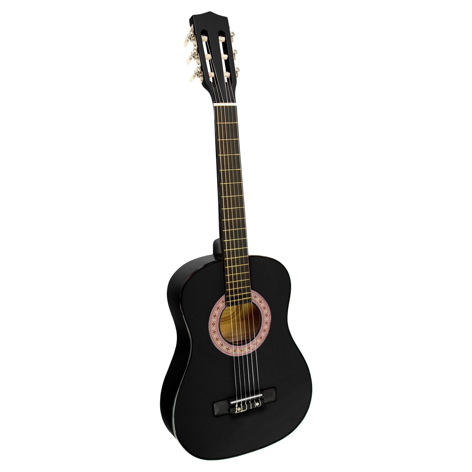 V240-NC-34-BK-71741-00 Karrera 34in Acoustic Children Wooden Guitar - Black - Image 1