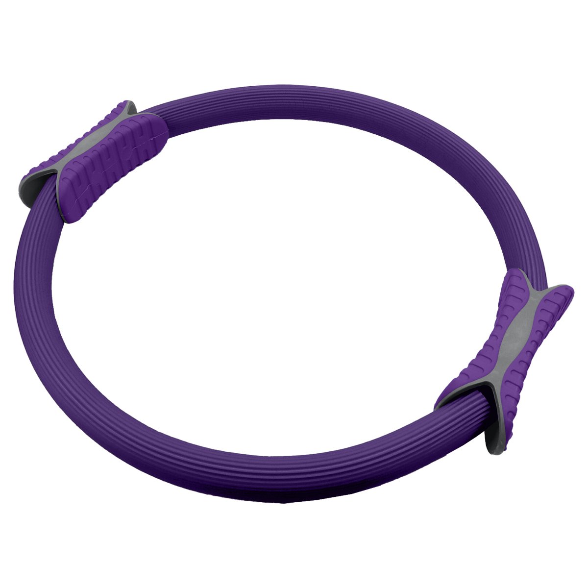 V240-PLT-RNG-PU-71489-00 Powertrain Pilates Ring Band Yoga Home Workout Exercise Band Purple - Image 1
