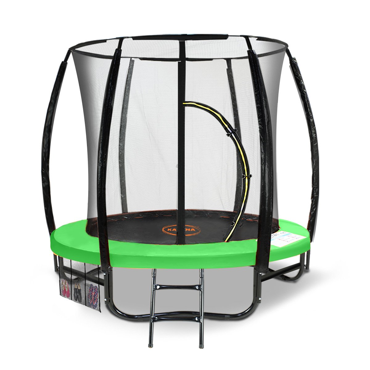 V240-TRA-KAH-06-GN-68182-00 Kahuna 6ft Outdoor Round Green Trampoline Safety Enclosure - Image 1