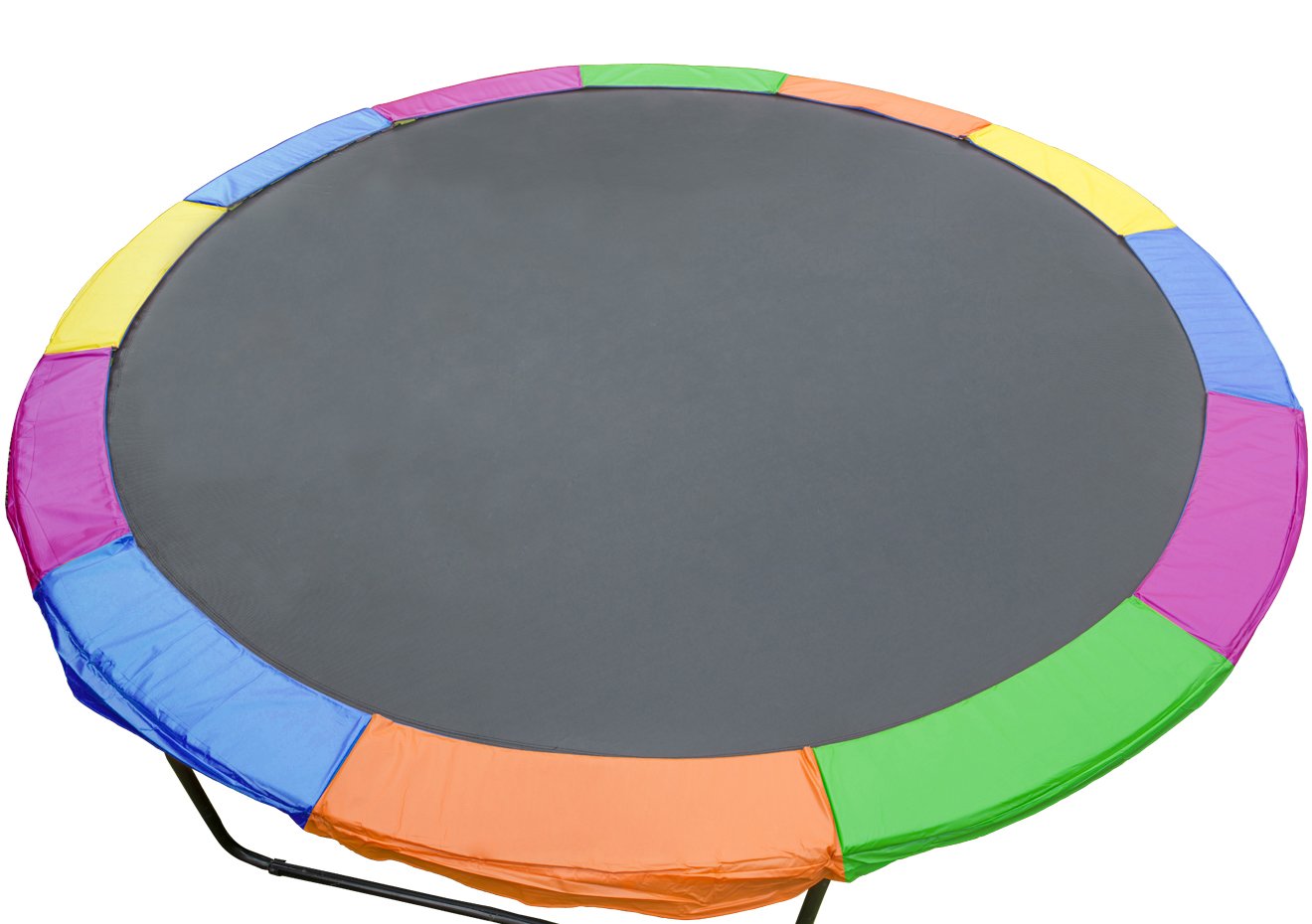 V240-TRP-PAD-RBOW-10-75235-00 Kahuna 10ft Trampoline Replacement Pad Round - Rainbow - Image 1