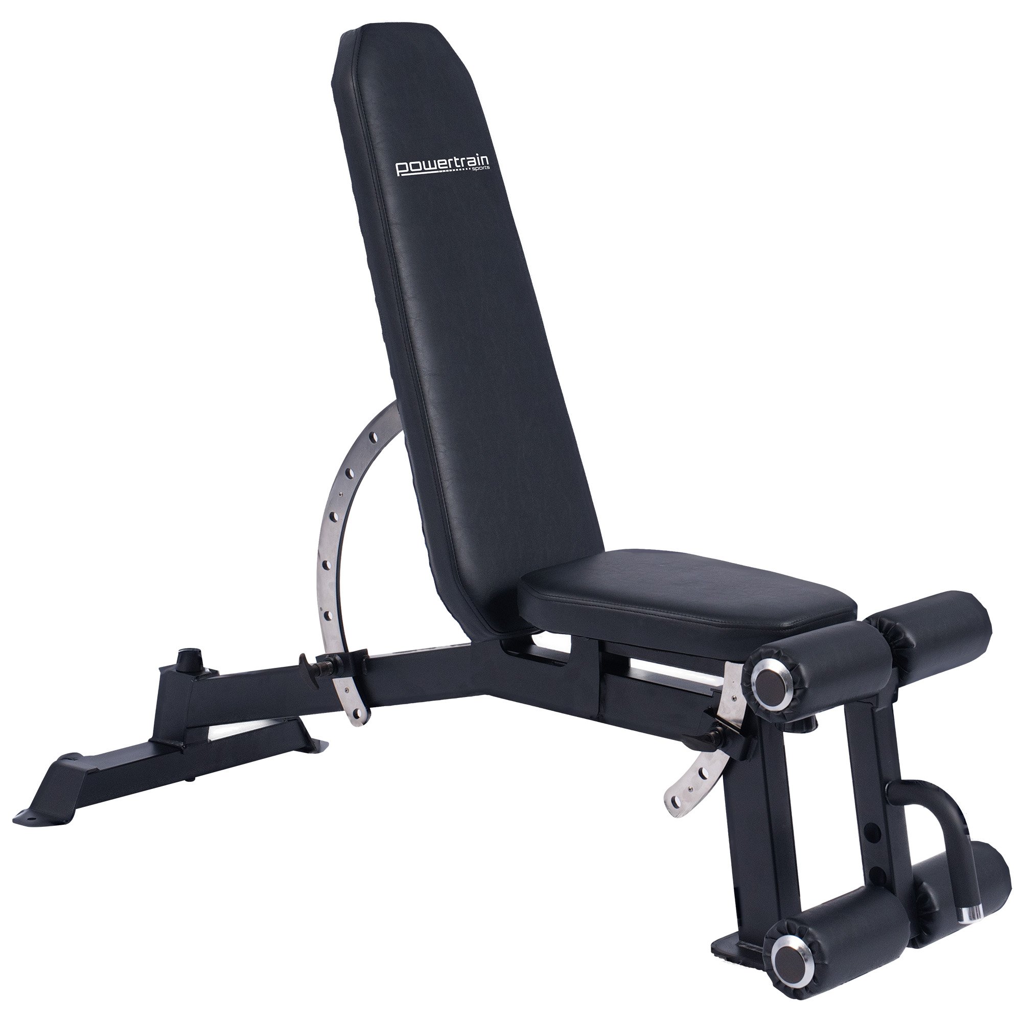 V240-WBD-JX-190-202505071221-00 Powertrain Multi Workout Bench with Transport Wheels and Adjustable Backrest - Image 1