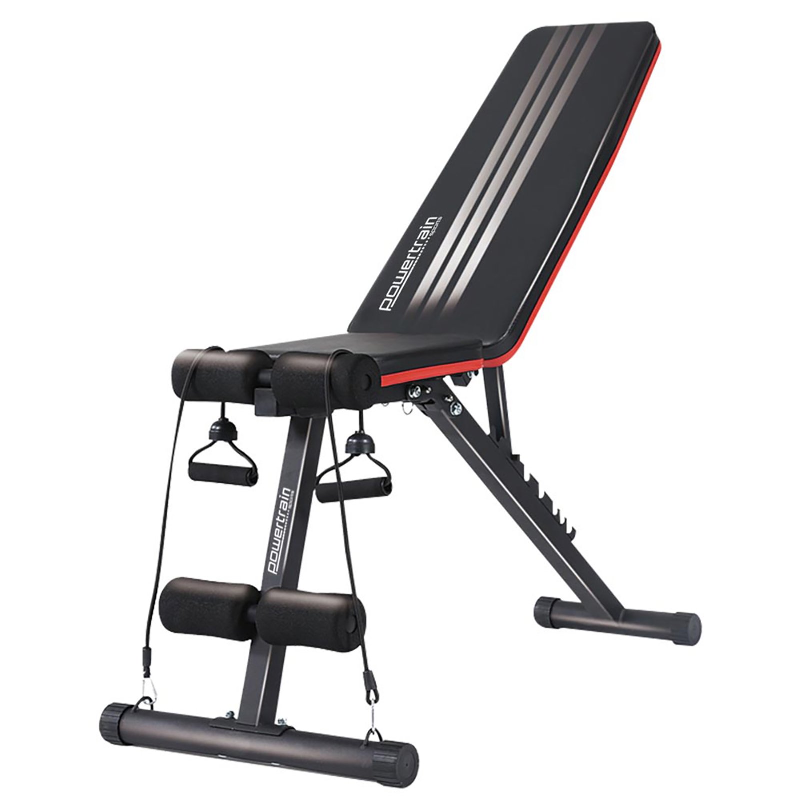 V240-WBP-D03-71546-00 Powertrain Adjustable Incline Decline Exercise Bench Resistance Bands - Image 1