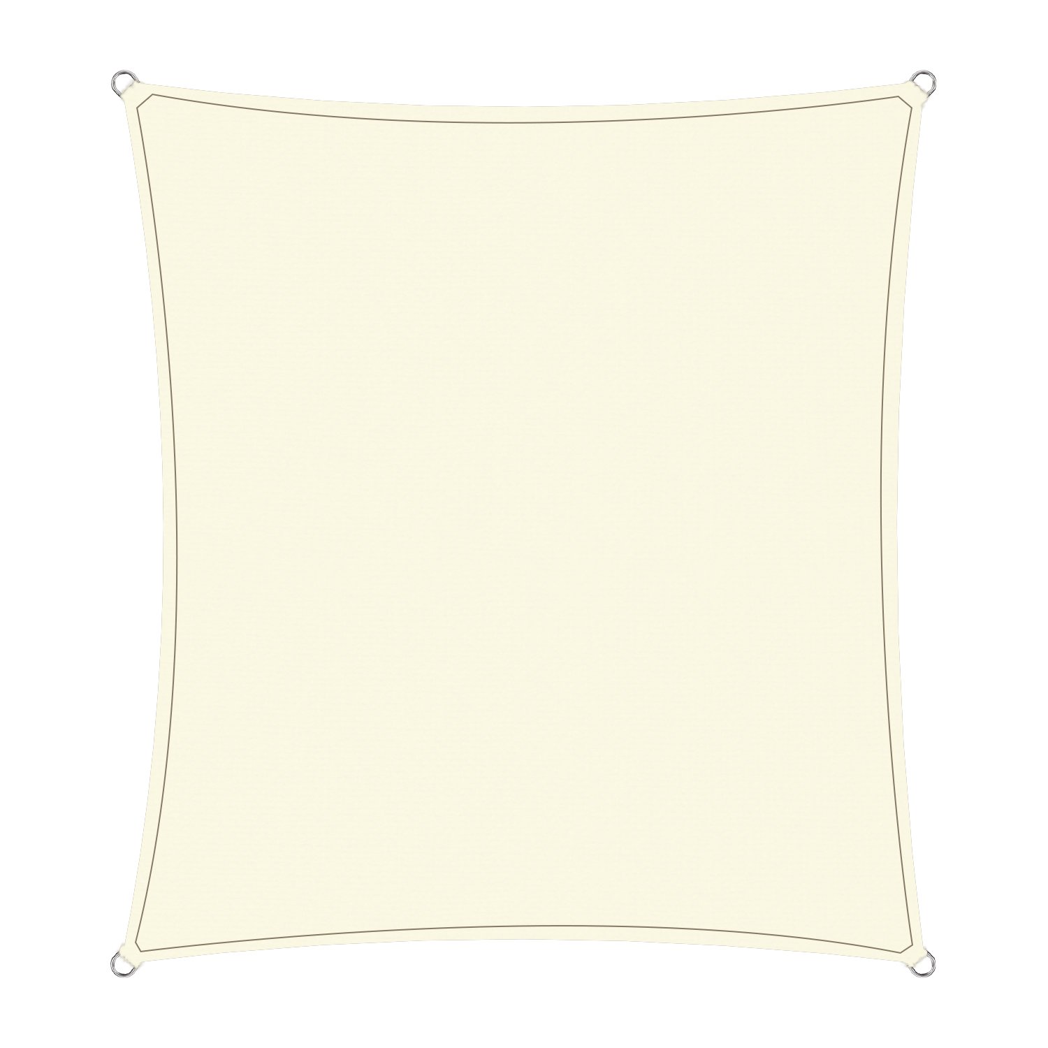 V240-WPSS-3X3-160-70954-00 Wallaroo UV-Stabilised Waterproof Shade Sail 3x3M - Image 1