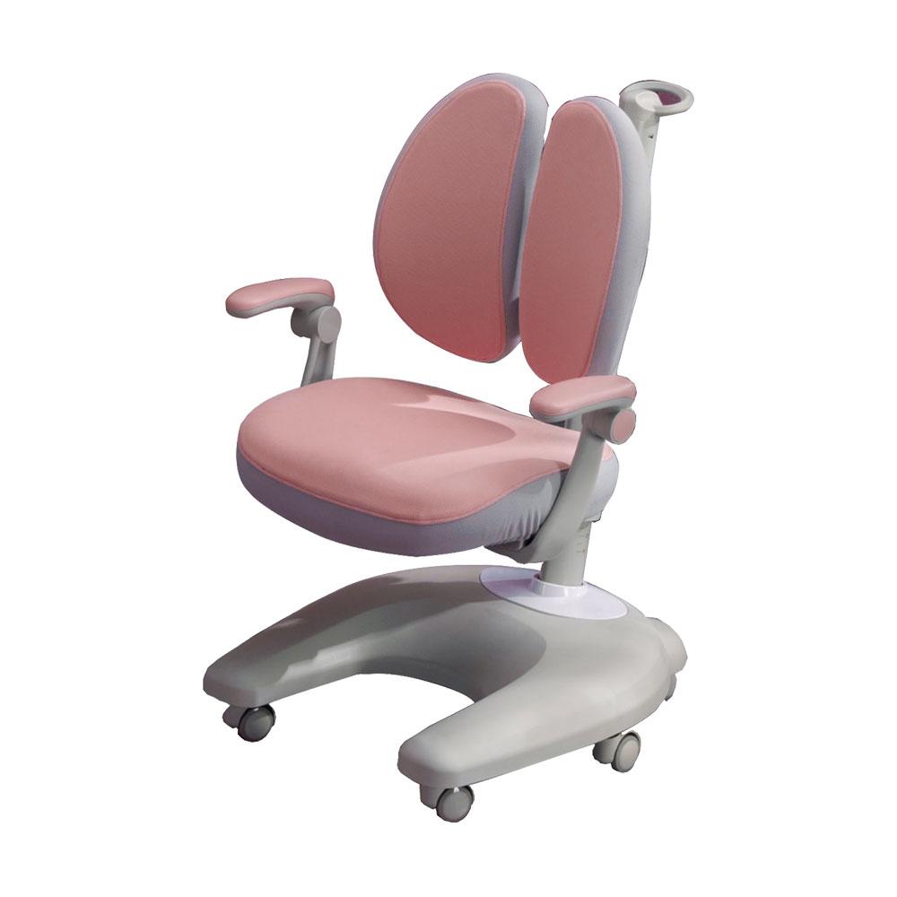 V255-508PINK-52212-00 Height Adjustable Children Kids Ergonomic Chair Only Pink AU - Image 1