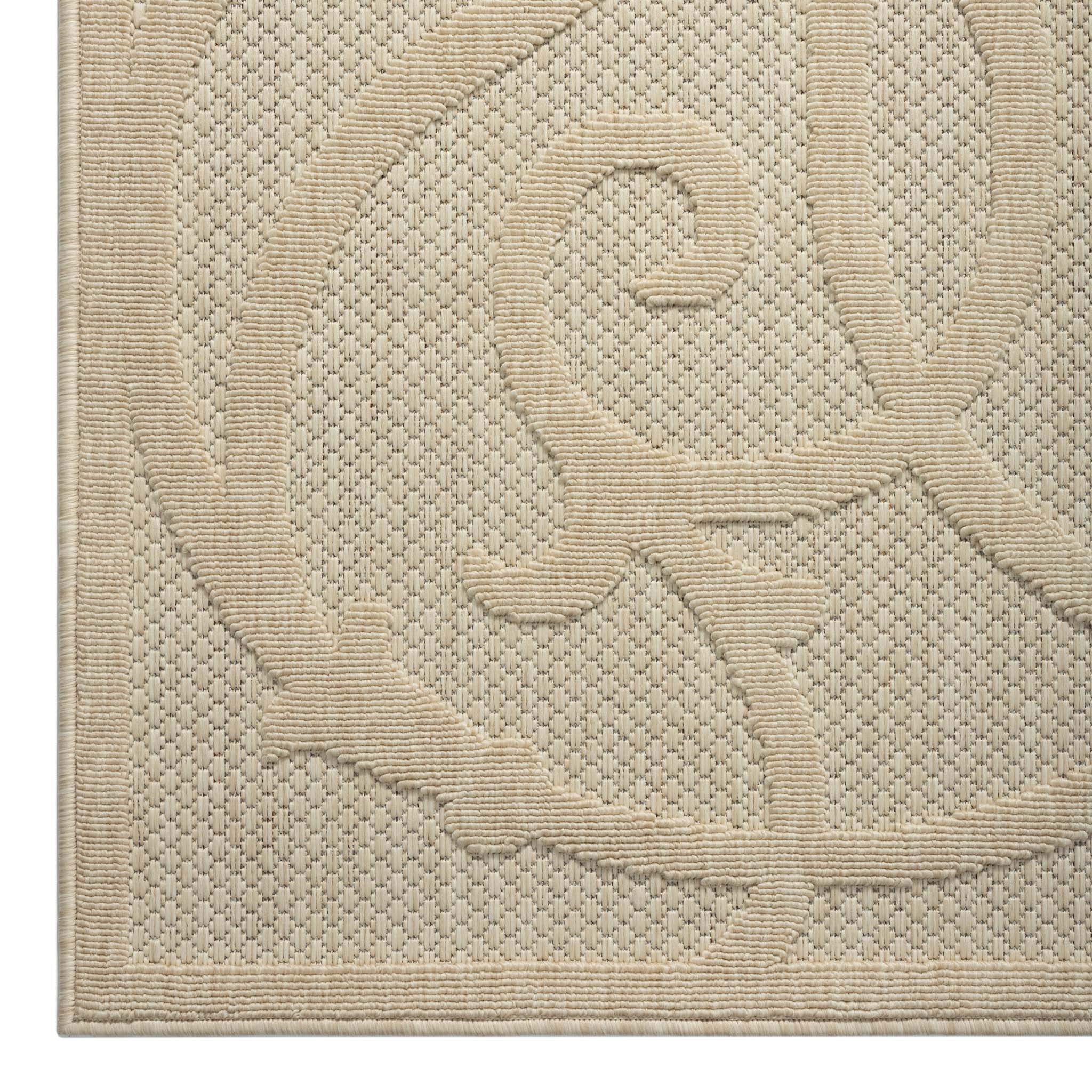 V262-LGH200290351CRE-172575-00 Alpha Outdoor Rug - Cream - 200x290 - Image 1