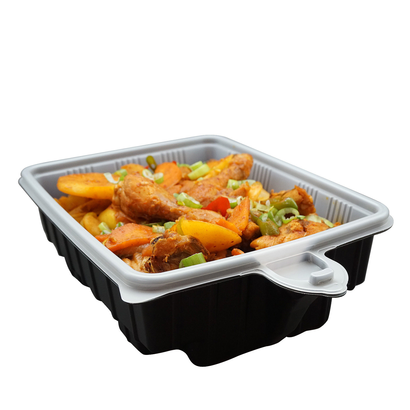 V274-HA-SR-DP2000-83992-00 5 Pack Dalat Heating Lunch Box Container 33cm Rectangle - Image 1