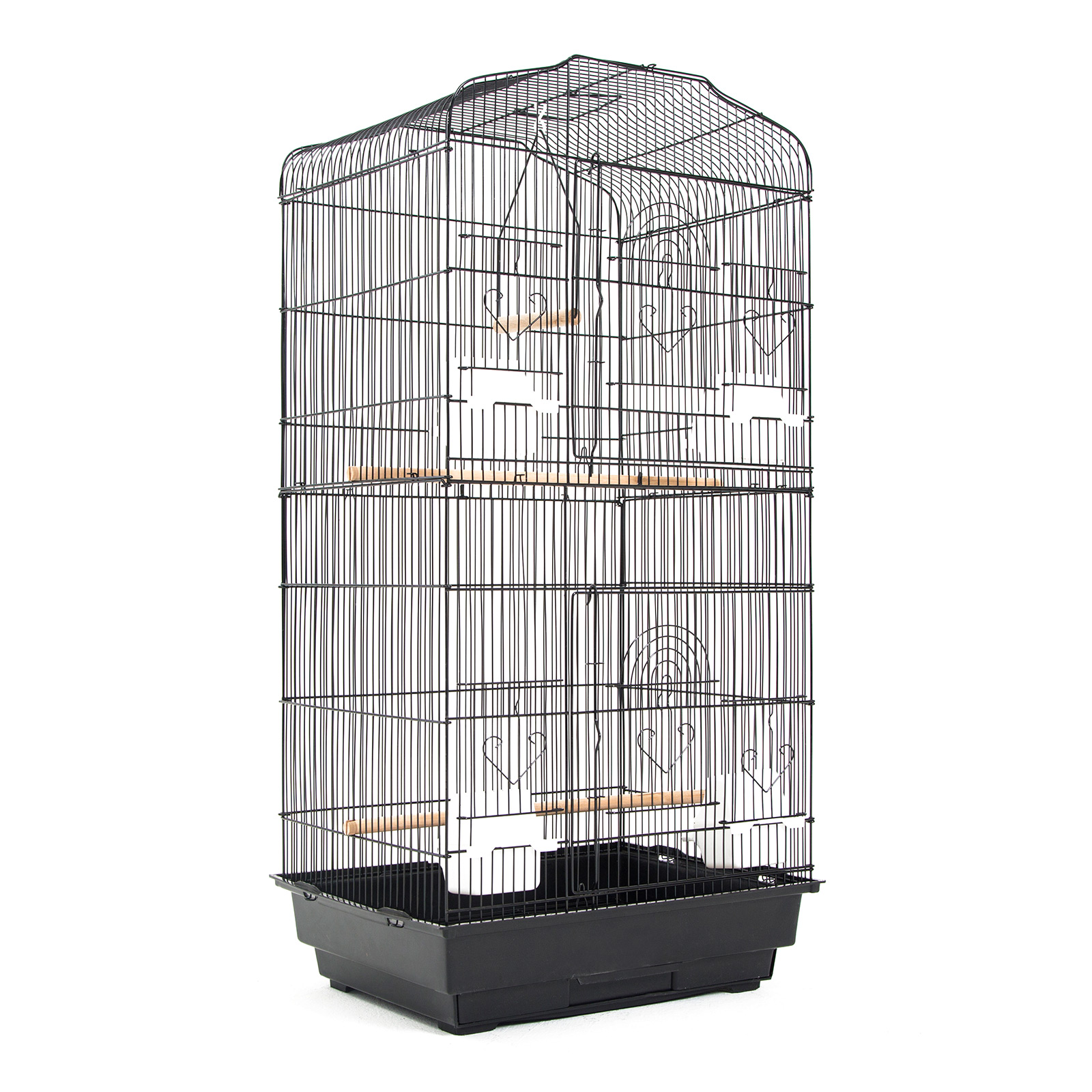 V274-PET-3016-92BK-PET-3016-92BK-00 Bird Cage Parrot Aviary 2IN1 Design VEER 92cm - Image 1
