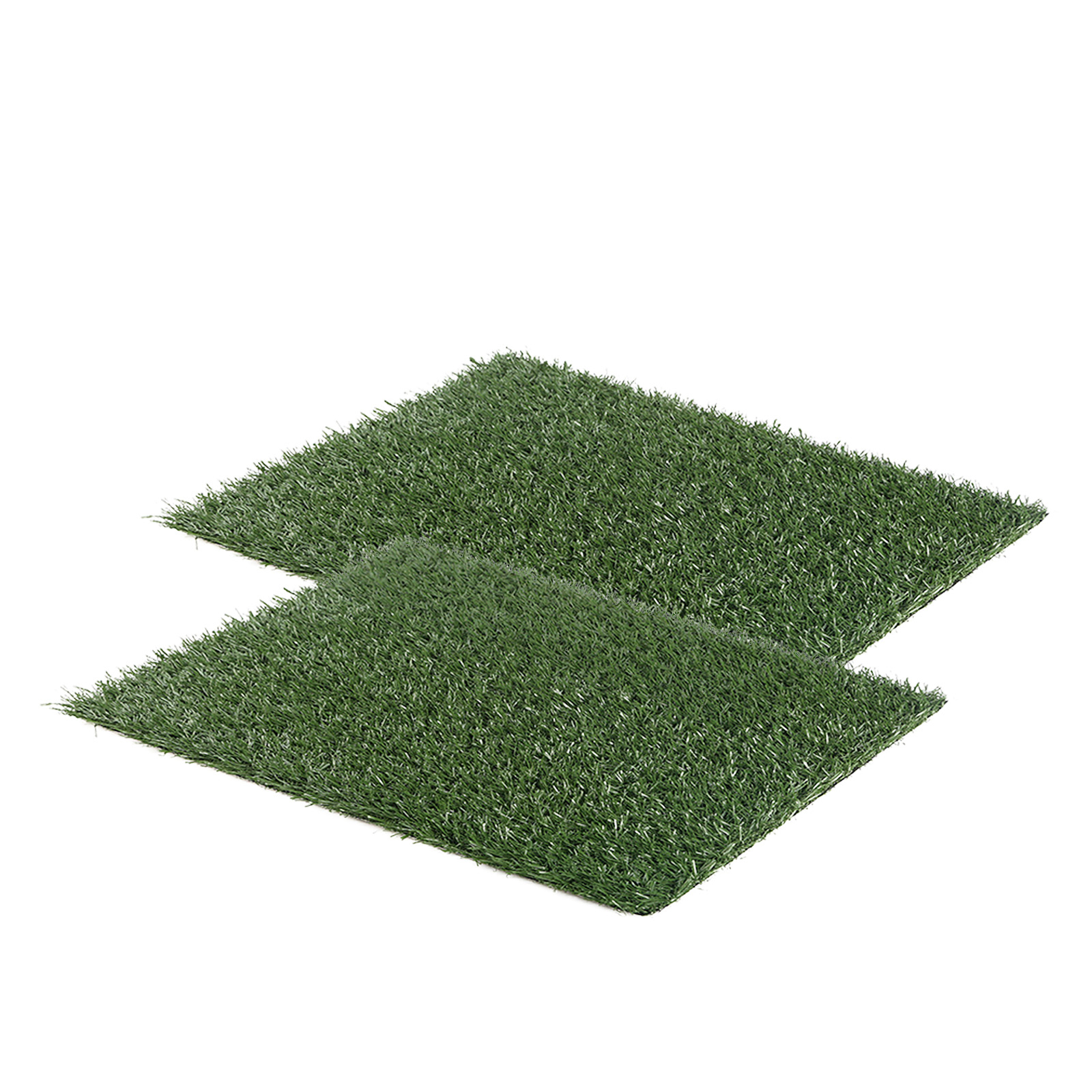 V274-PET-MAT-202-X2-PET-MAT-202-X2-00 2 Grass Mat 63.5cm x 38cm for Pet Dog Potty Tray Training Toilet - Image 1