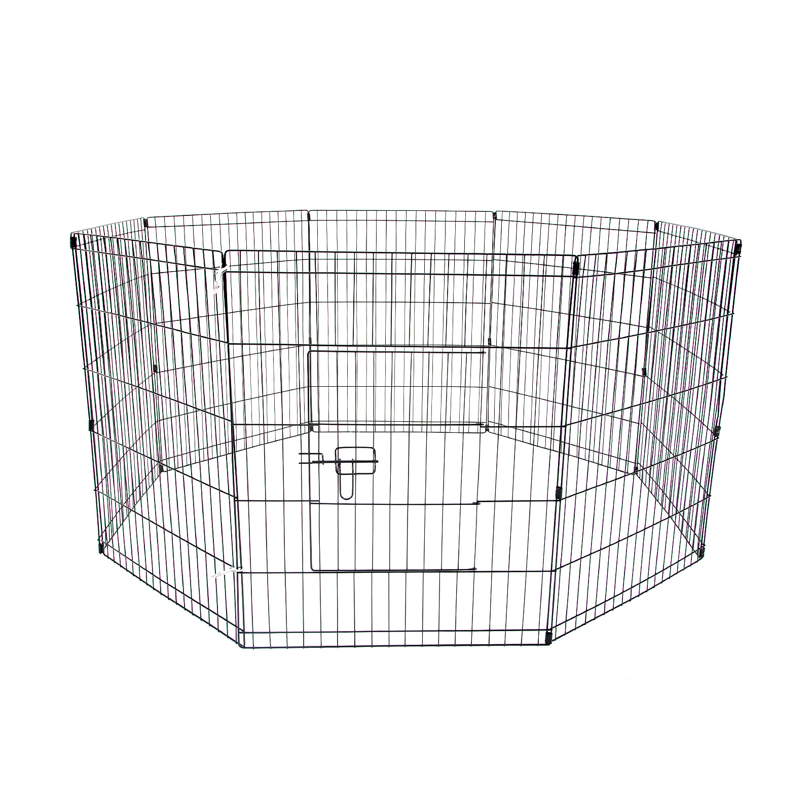 V274-PET-PP24-PET-PP24-00 Pet Playpen Foldable Dog Cage 8 Panel 24in - Image 1