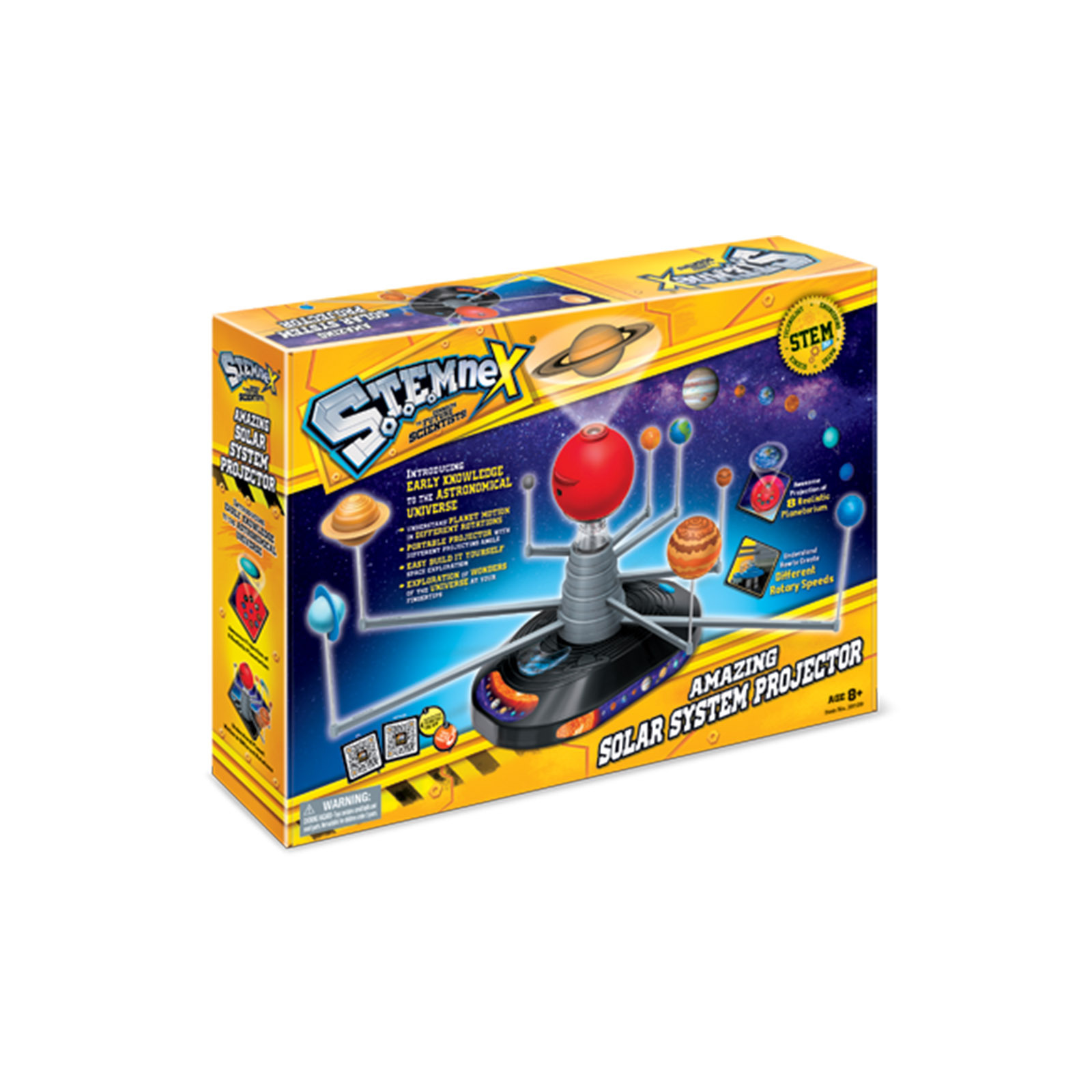 V274-TOY-KN-3AT9109-209842-00 Stemnex Amazing Solar System Projector STEM Toy Build Your Own Learning Kit - Image 1