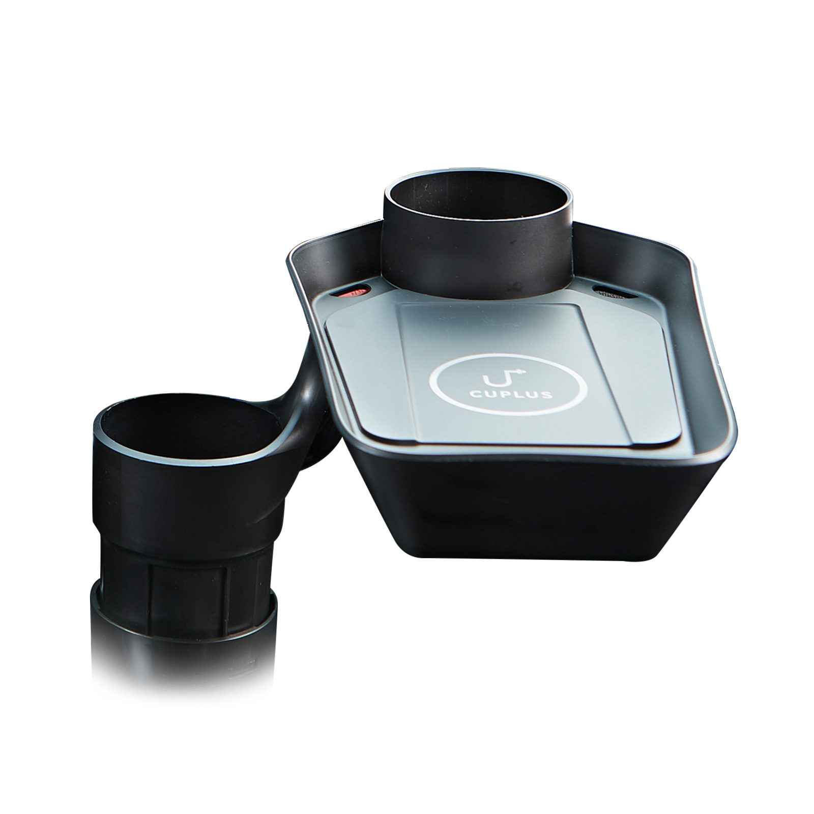 V274-VE-CP-CUPWC10W-BK-VE-CP-CUPWC10W-BK-00 Kustom 10W Car Cup Holder Extension Fast Wireless Charger Tray - Image 1