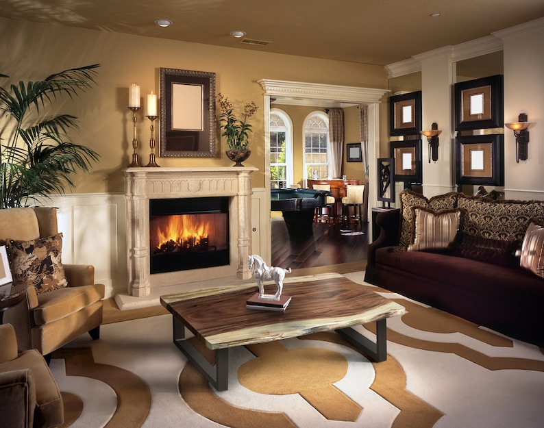 V277-CTHCAT-190235-00 Coffee Table 1.2m (120cm) Hand carved from Acacia tree (Saur Wood)- designed by nature. (table 26) - Image 1