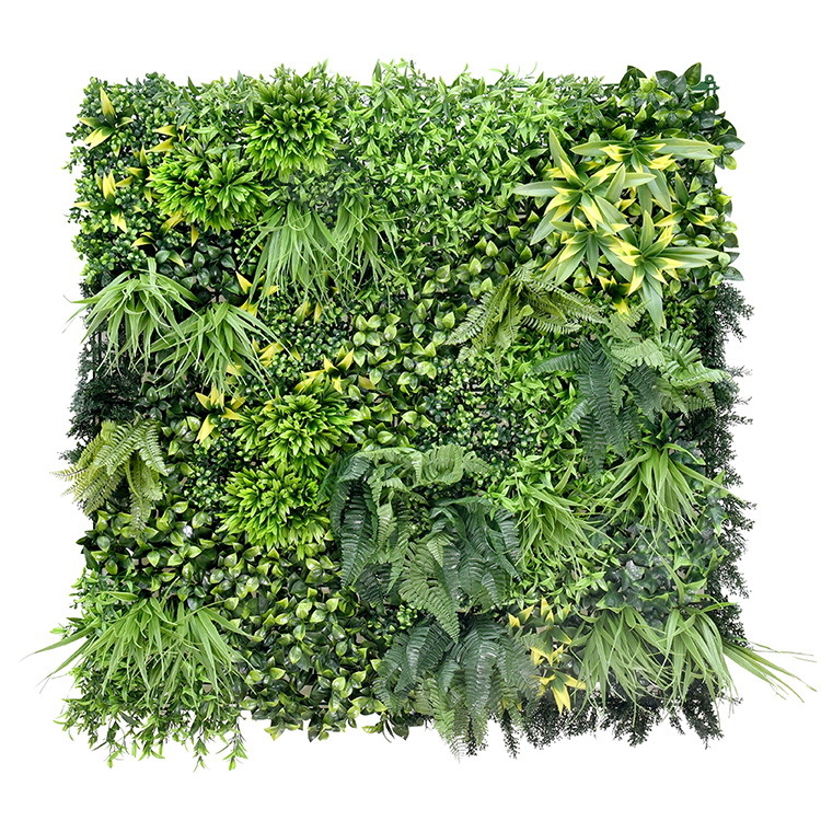 V278-1-X-CCGF061-GREENPLANT-66906-00 YES4HOMES 1 SQM Artificial Plant Wall Grass Panels Vertical Garden Foliage Tile Fence 1X1M Green - Image 1