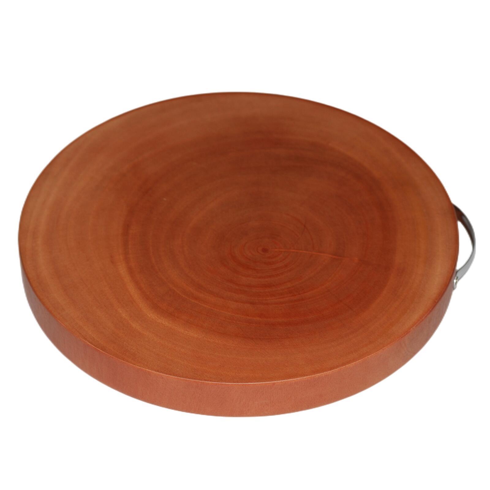 V278-1-X-UI-5534-M-BOARD-ROUND-65550-00 YES4HOMES M Natural Hardwood Hygienic Kitchen Cutting Wooden Chopping Board Round - Image 1