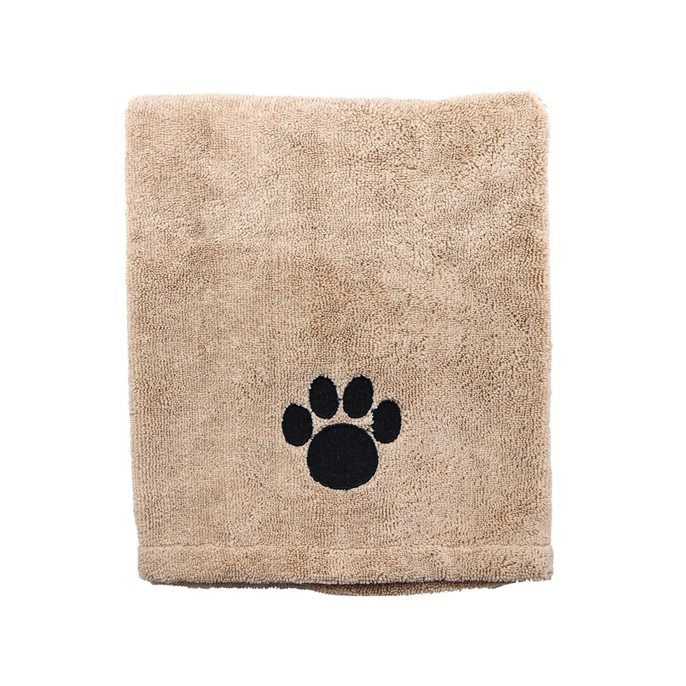 V278-2-X-85219-DRYING-TOWEL-73647-00 YES4PETS 2 x Pet Dog Cat Microfiber Towel Bath Beach Drying Dry Towels Blanket - Image 1