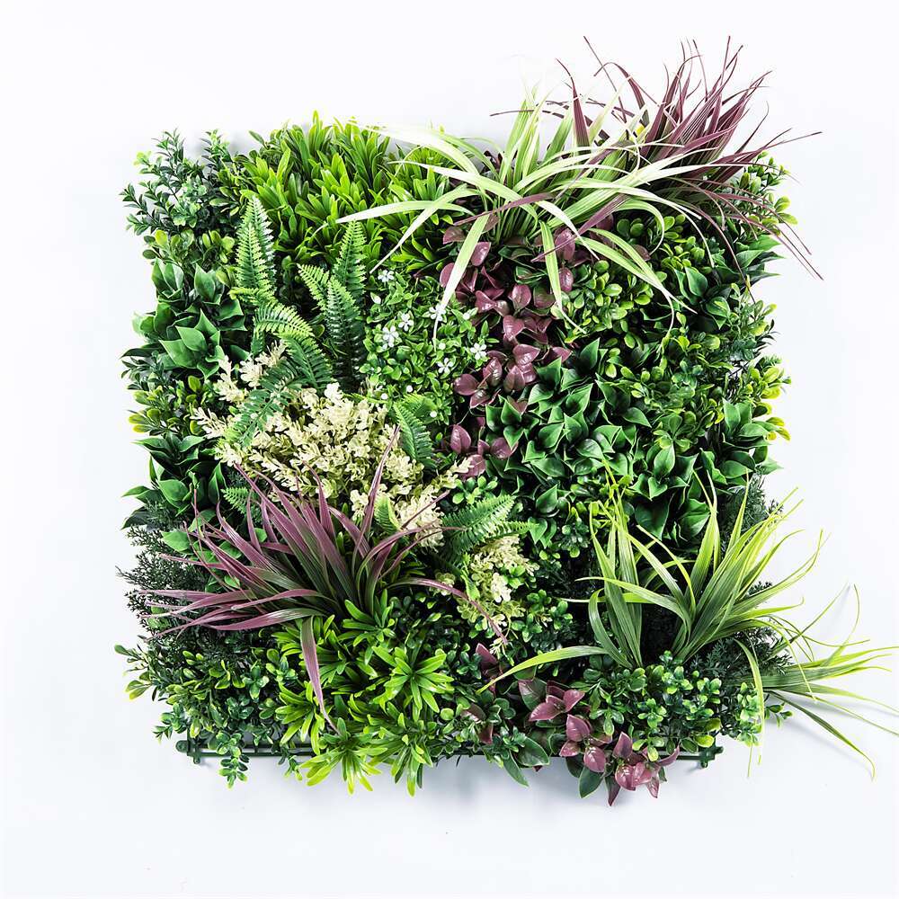V278-4-X-CCGK002-A-THALLO-141989-00 YES4HOMES 4 Artificial Plant Wall Grass Panels Vertical Garden Foliage Tile Fence 50X50 CM - Image 1