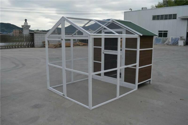 V278-AV348-AV349-TL001-89006-00 YES4PETS XXL Aviary Pigeon Bird Cage Wooden Outdoor House Pigeon Breeding Cage - Image 1