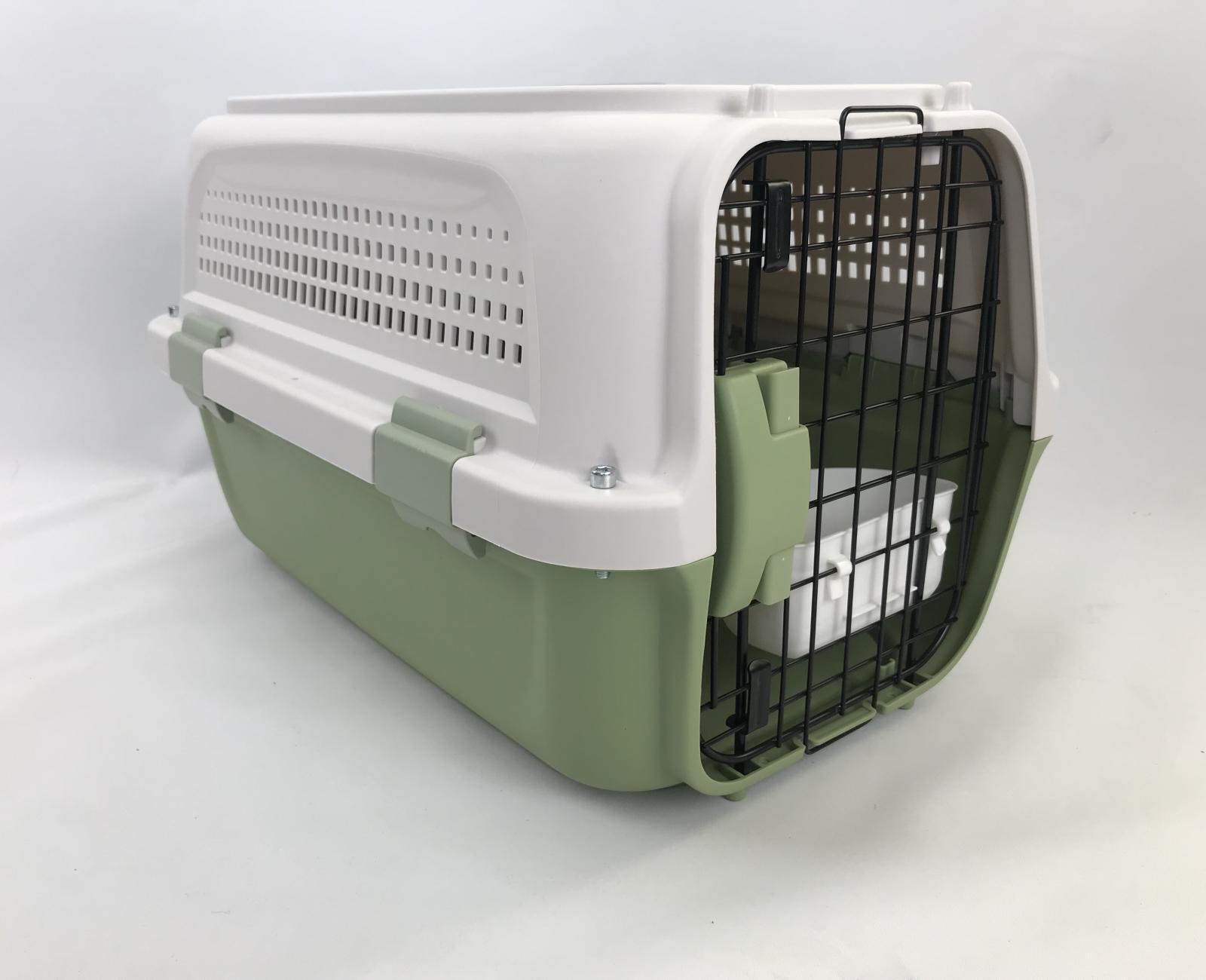 V278-BH-3-S-GREEN-73650-00 YES4PETS Small Dog Cat Rabbit Crate Pet Kitten Carrier Parrot Cage Green - Image 1